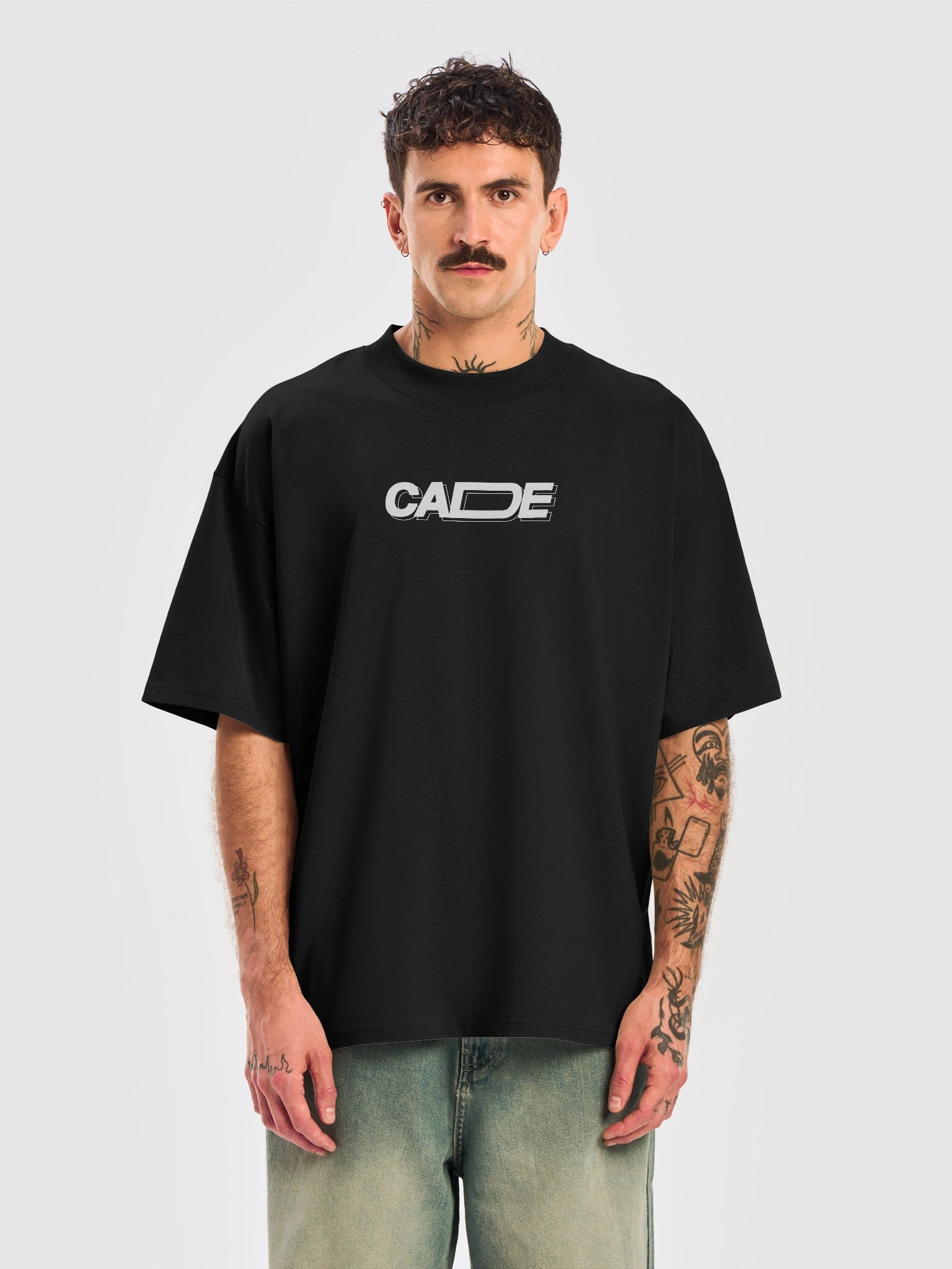 CADE White Oversized Tee product image (5)