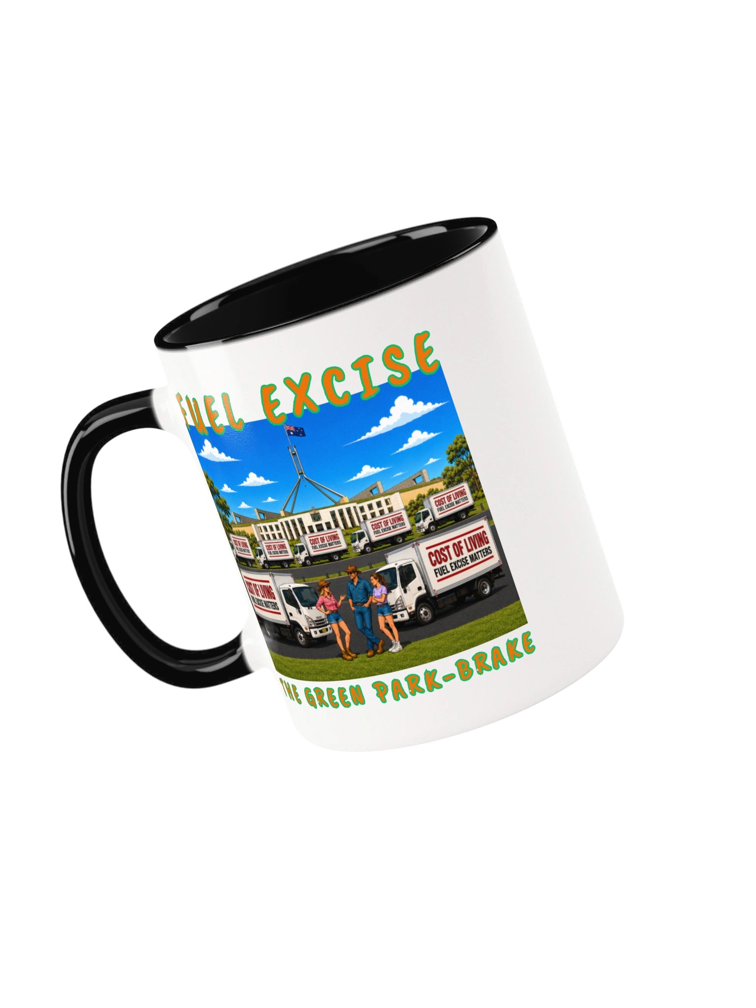 Fuel Excise Orange Wave Mug product image (5)