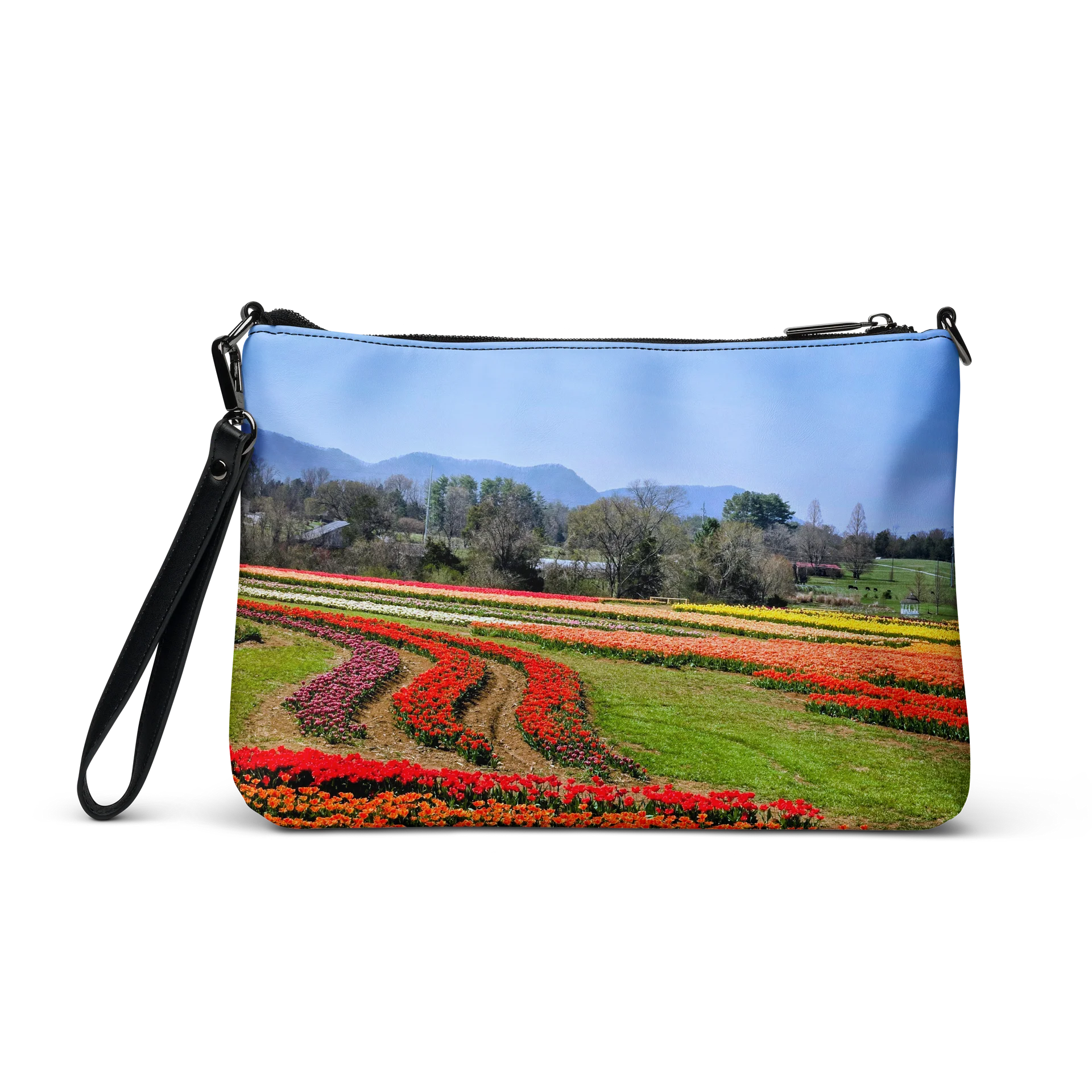 Sunlit Tulip Field Crossbody Bag product image (3)
