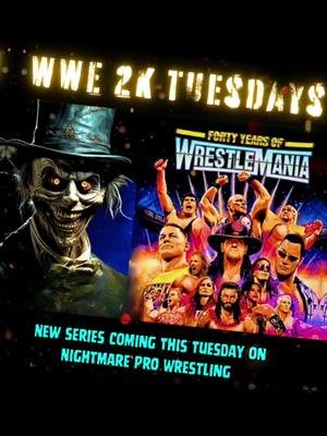 🚨 Exciting news, Get ready for the ultimate showdown as Nightmare Pro Wrestling presents WWE 2K Tuesdays! 🎮 Starting March 12th!🔥 Subscribe to Nightmare Pro Wrestling now and be notified when it launches. 🔗 Link below or in bio👇🏻  https://linktr.ee/NightmareEntertainment  #WWE2K24 #wrestlemania 
