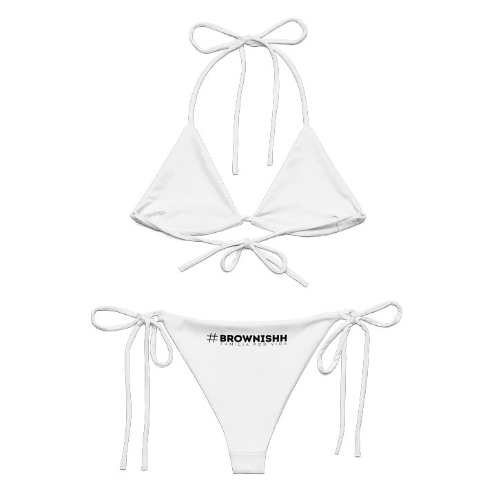 #Brownishh - String Bikini (White) product image (2)