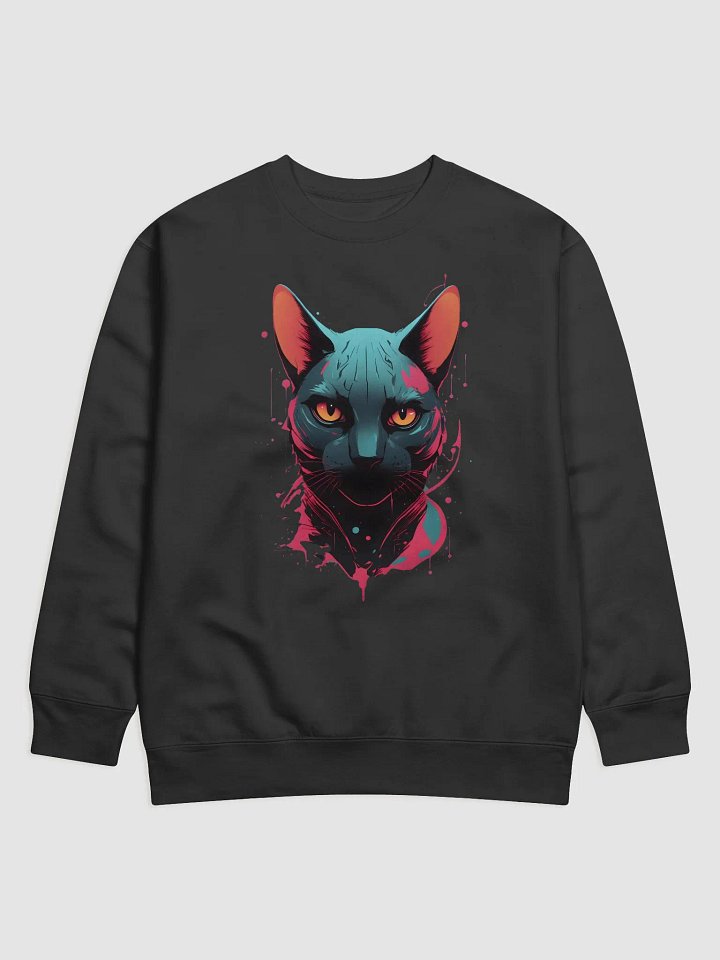 Neon Cat Dreams Premium Sweatshirt product image (4)