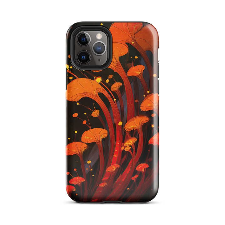 Ember Bloom iPhone Case – Abstract Orange Glow Organic Design product image (29)