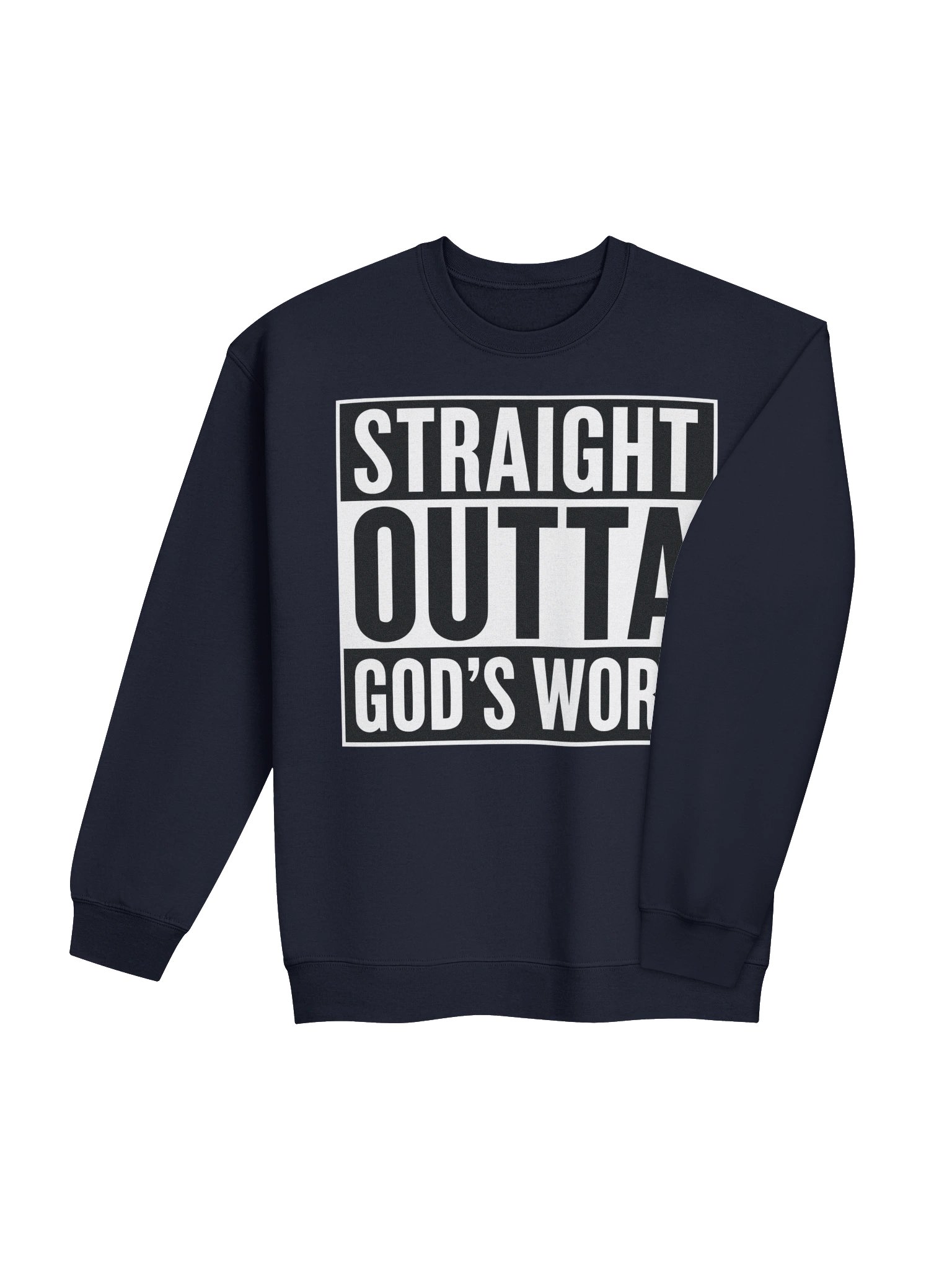 Straight Outta God's Word Classic Crewneck Sweatshirt product image (4)
