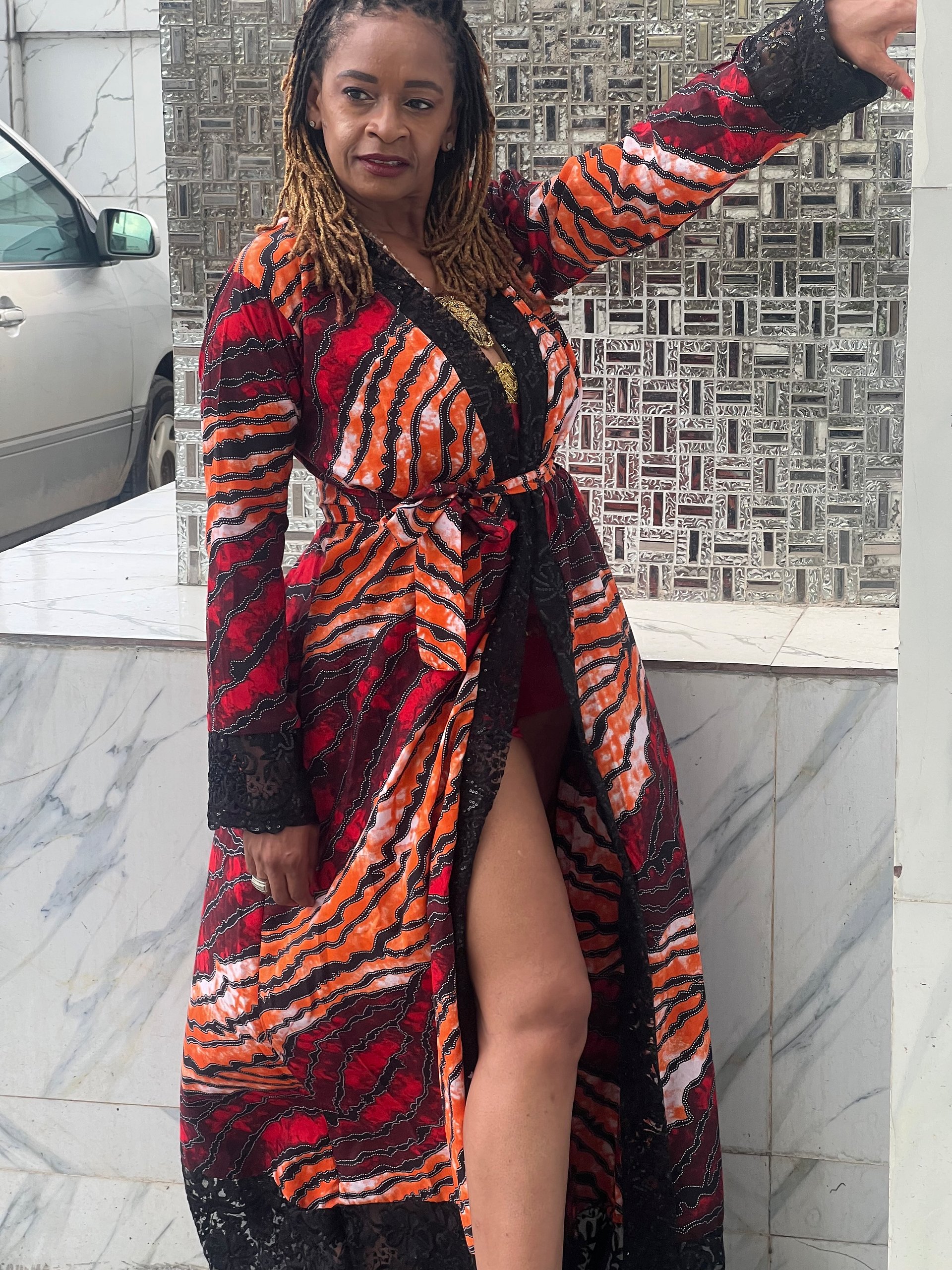 STARCHILD CHI COUTURE ANKARA DUSTER product image (1)