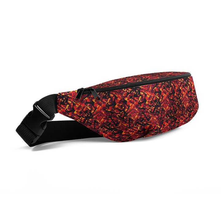 Waist Bag Red Plush Danish Style Pattern product image (2)