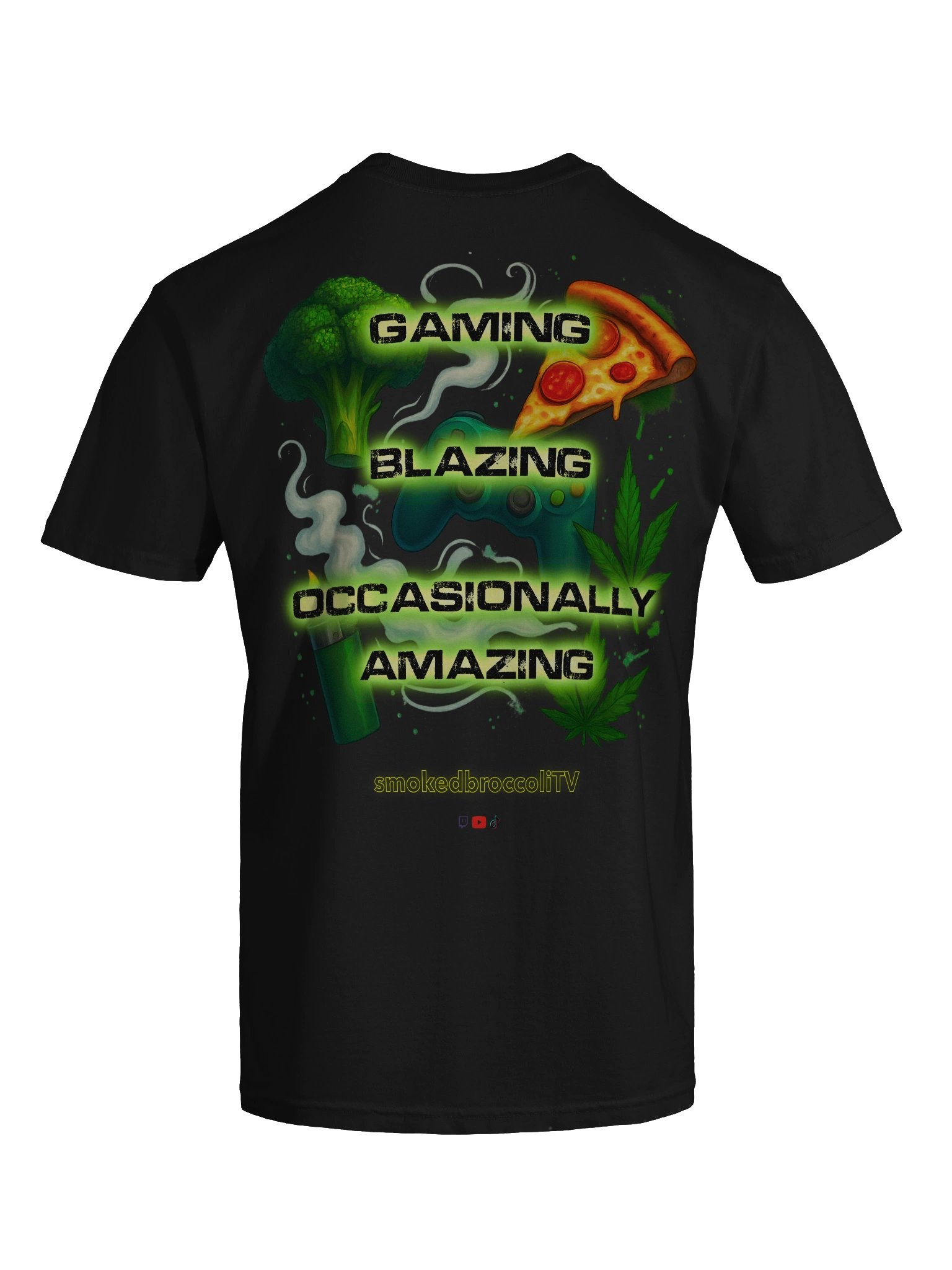 gaming blazing occasionally amazing tee product image (50)