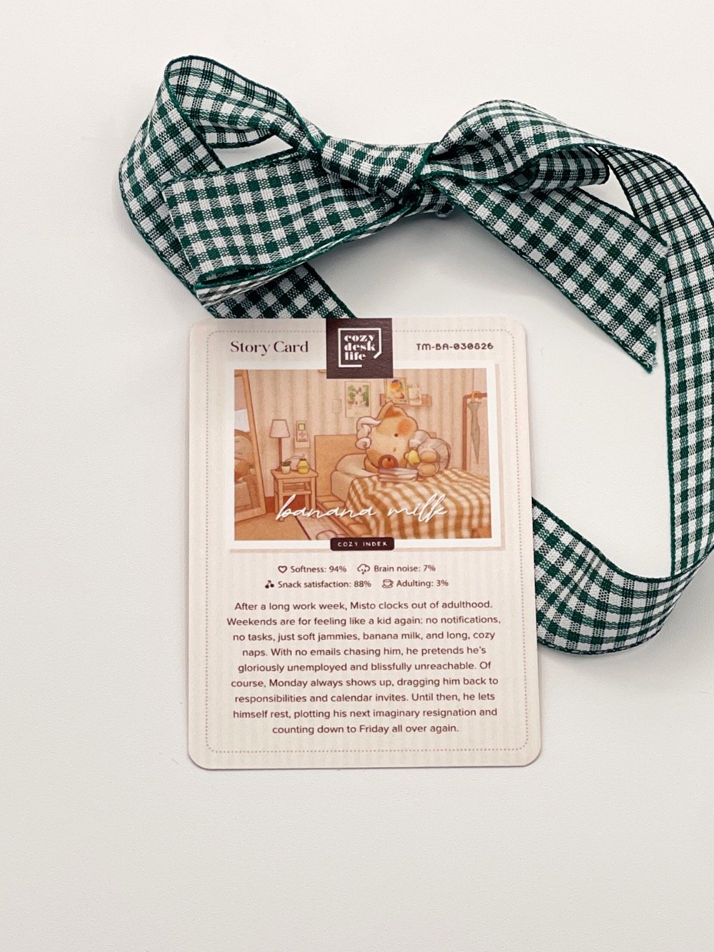 "Banana Milk" Cozy Desk Art & Stationery Collector Set — Tiny Moments Series product image (5)