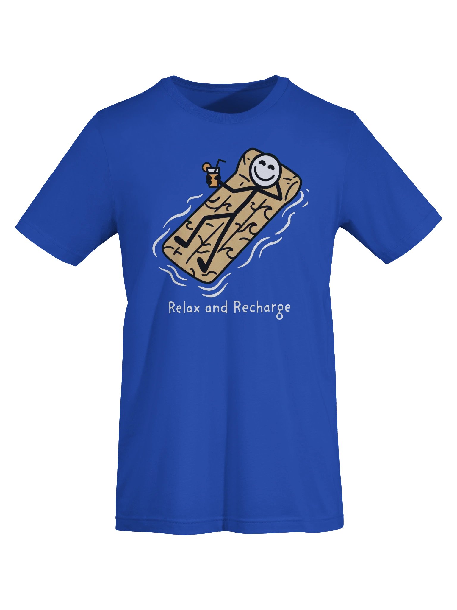 Unisex "Relax and Recharge" Graphic T-Shirt – Turn On Chill Mode product image (5)
