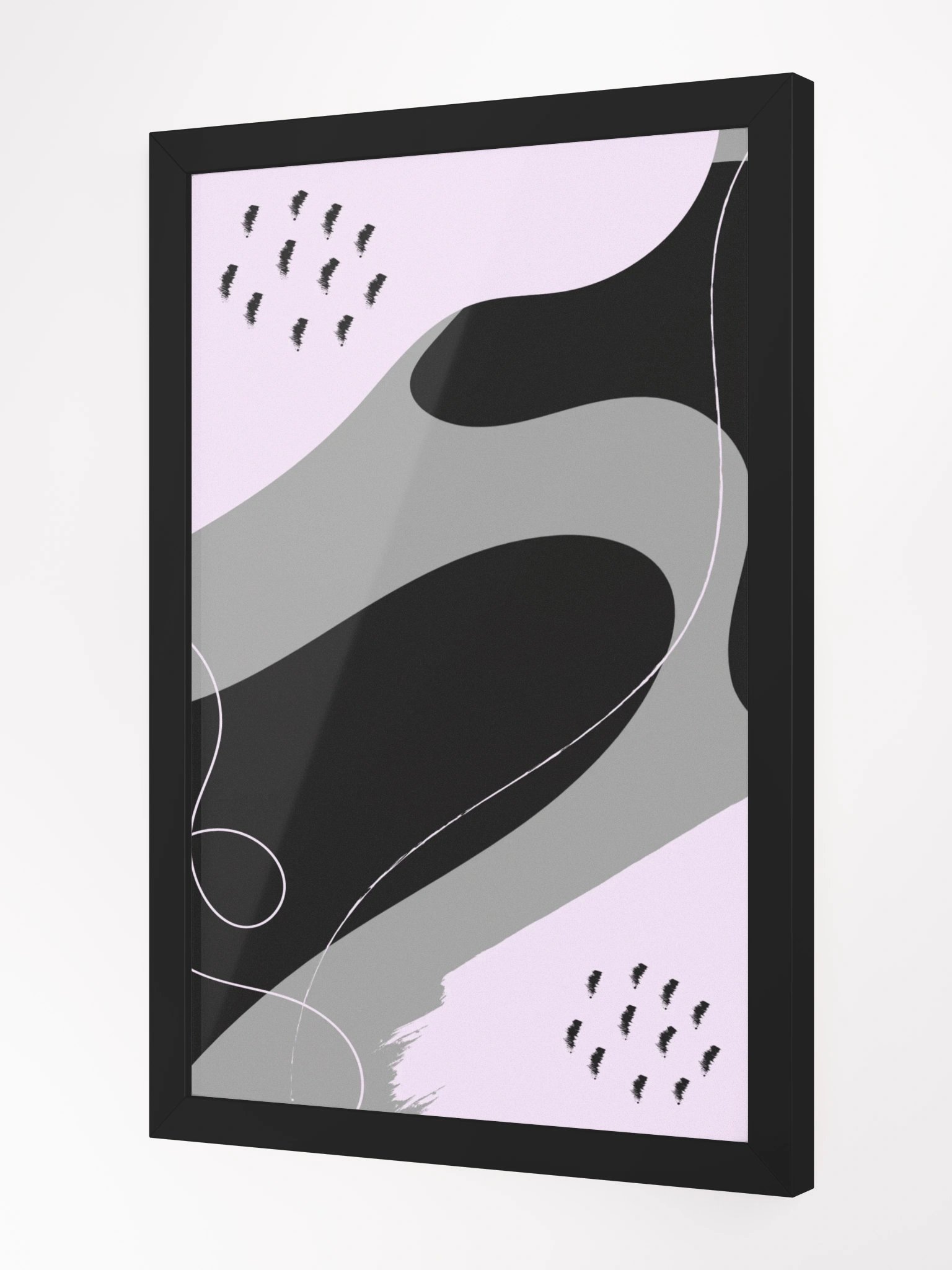 Abstract Minimalist Framed Poster product image (6)