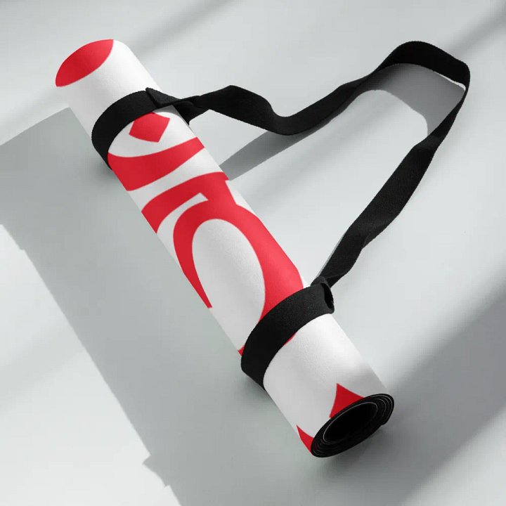Red Om Yoga Mat product image (2)