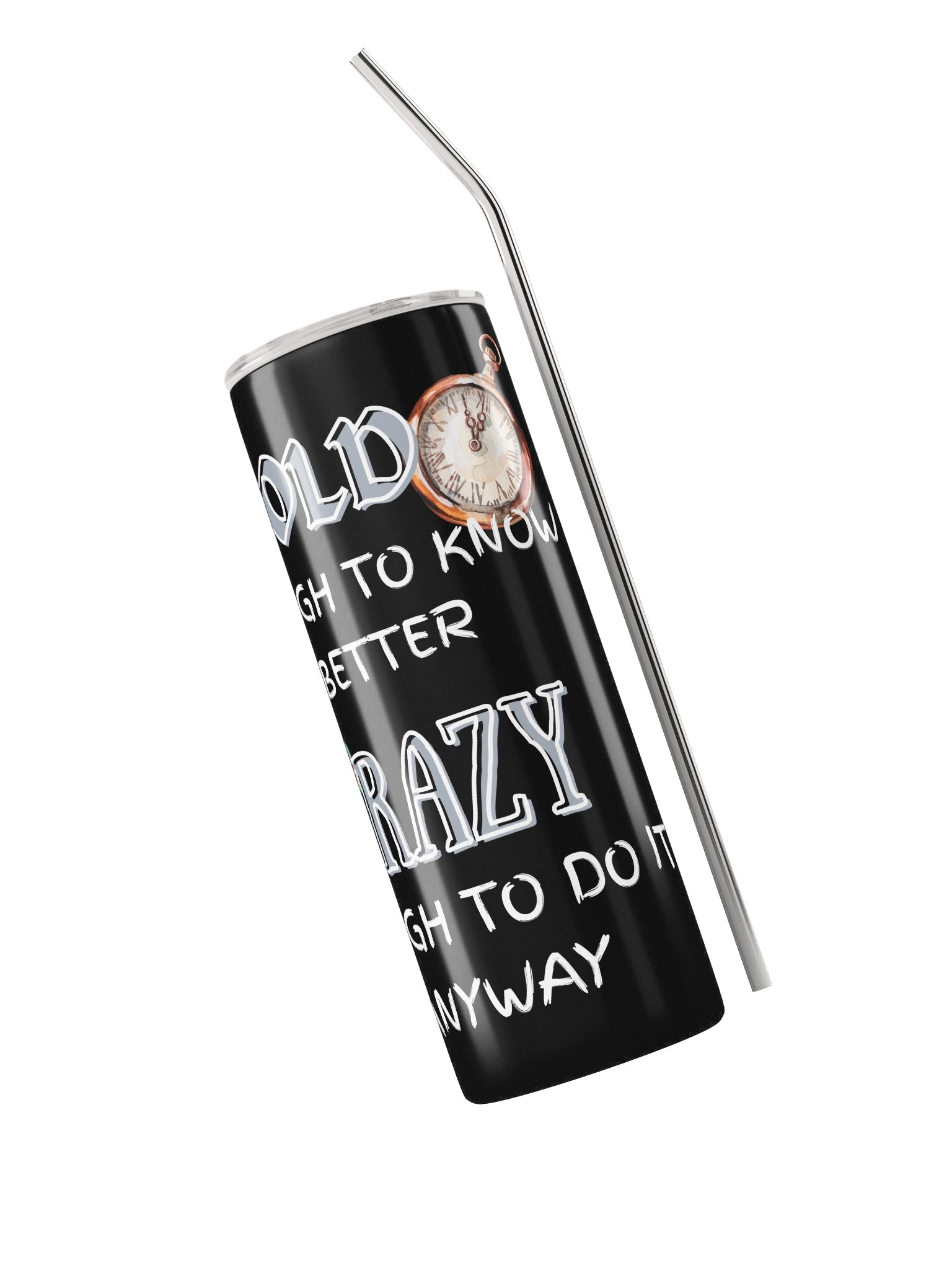 Vintage Vibes Stainless Steel Tumbler product image (3)