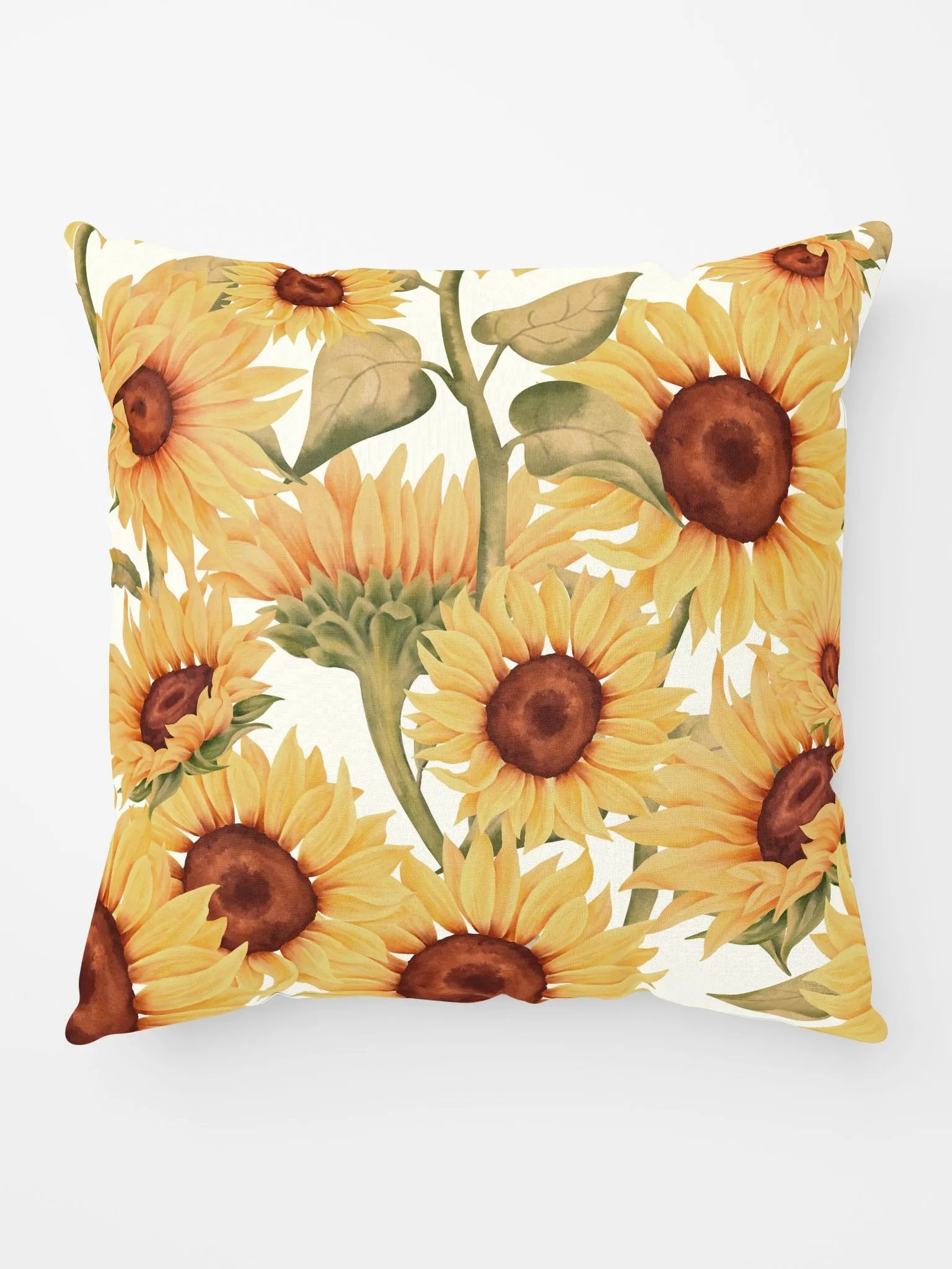 COTTAGE SUMMER SUNFLOWER PATTERN - Basic Pillow product image (1)