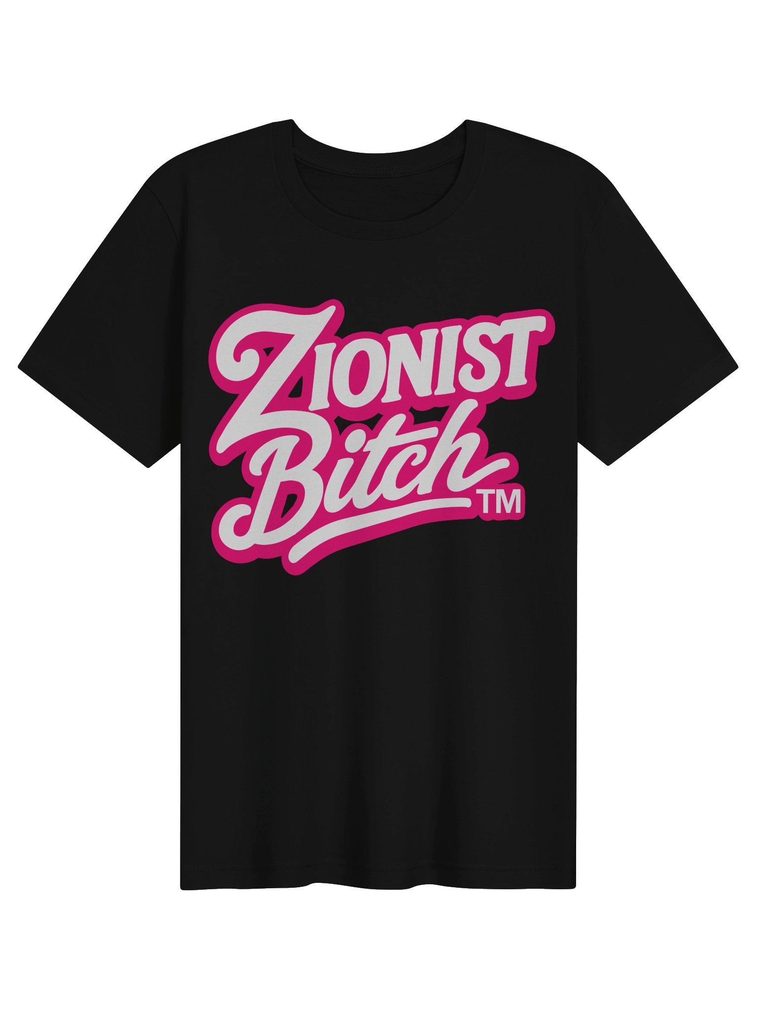 Zionist Bitch Script Tee (Black) product image (1)
