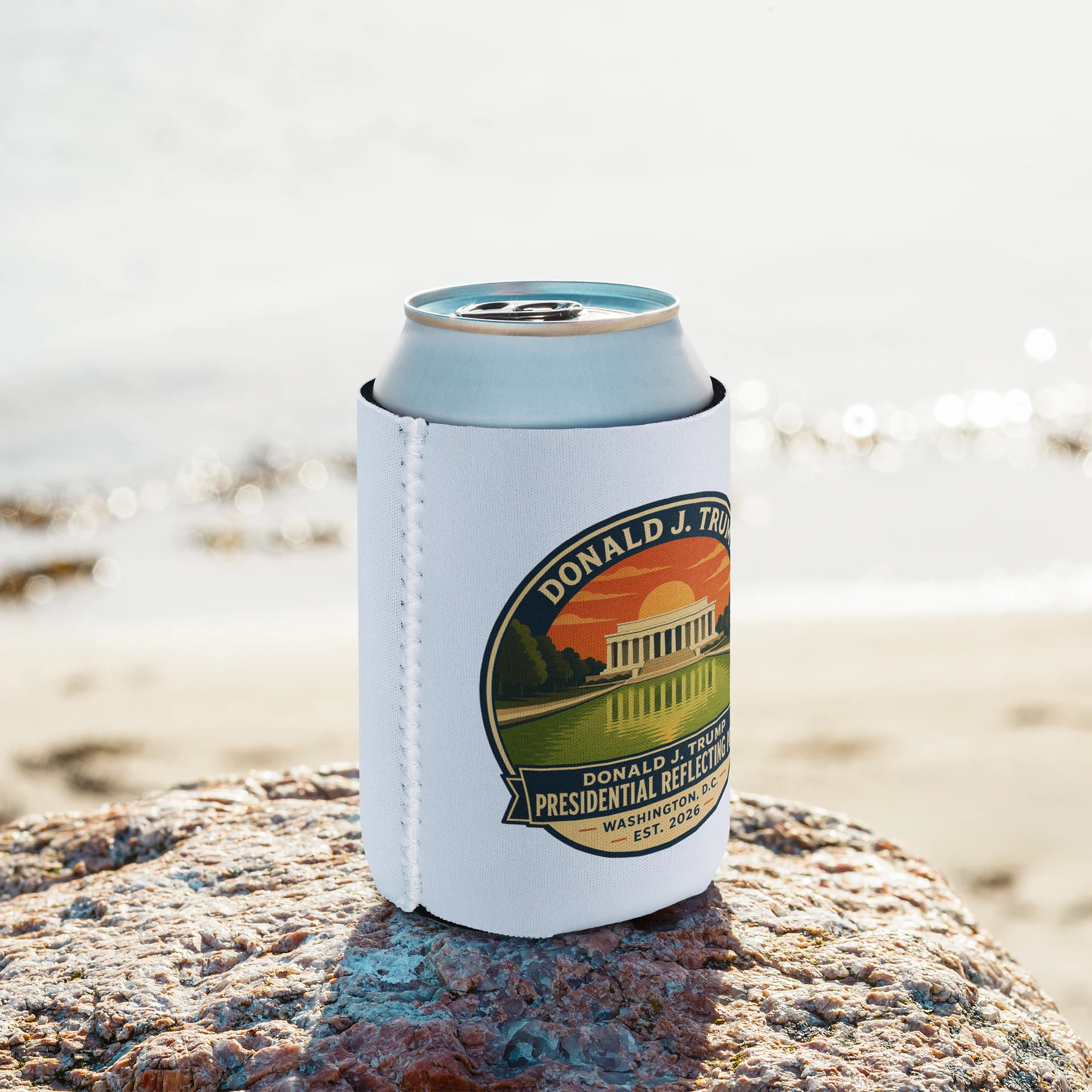 Coozie Can Cooler - Donald J. Trump Presidential Reflecting Pool™ product image (8)