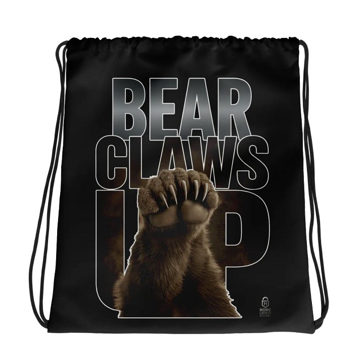 Bear Claws Up Drawstring Backpack | Chicago | Football | Home Locker product image (1)