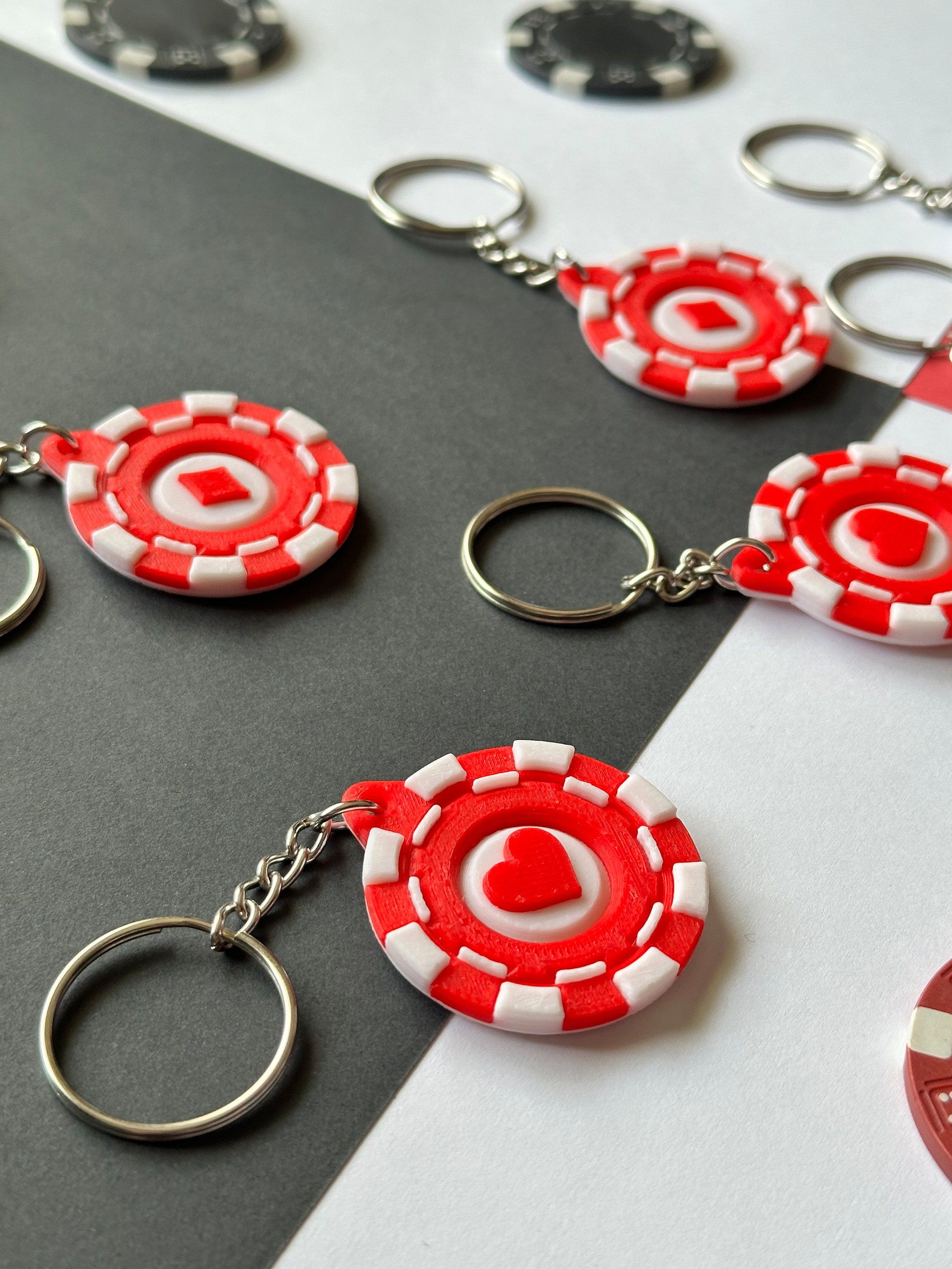 Poker Chip Keychains product image (2)