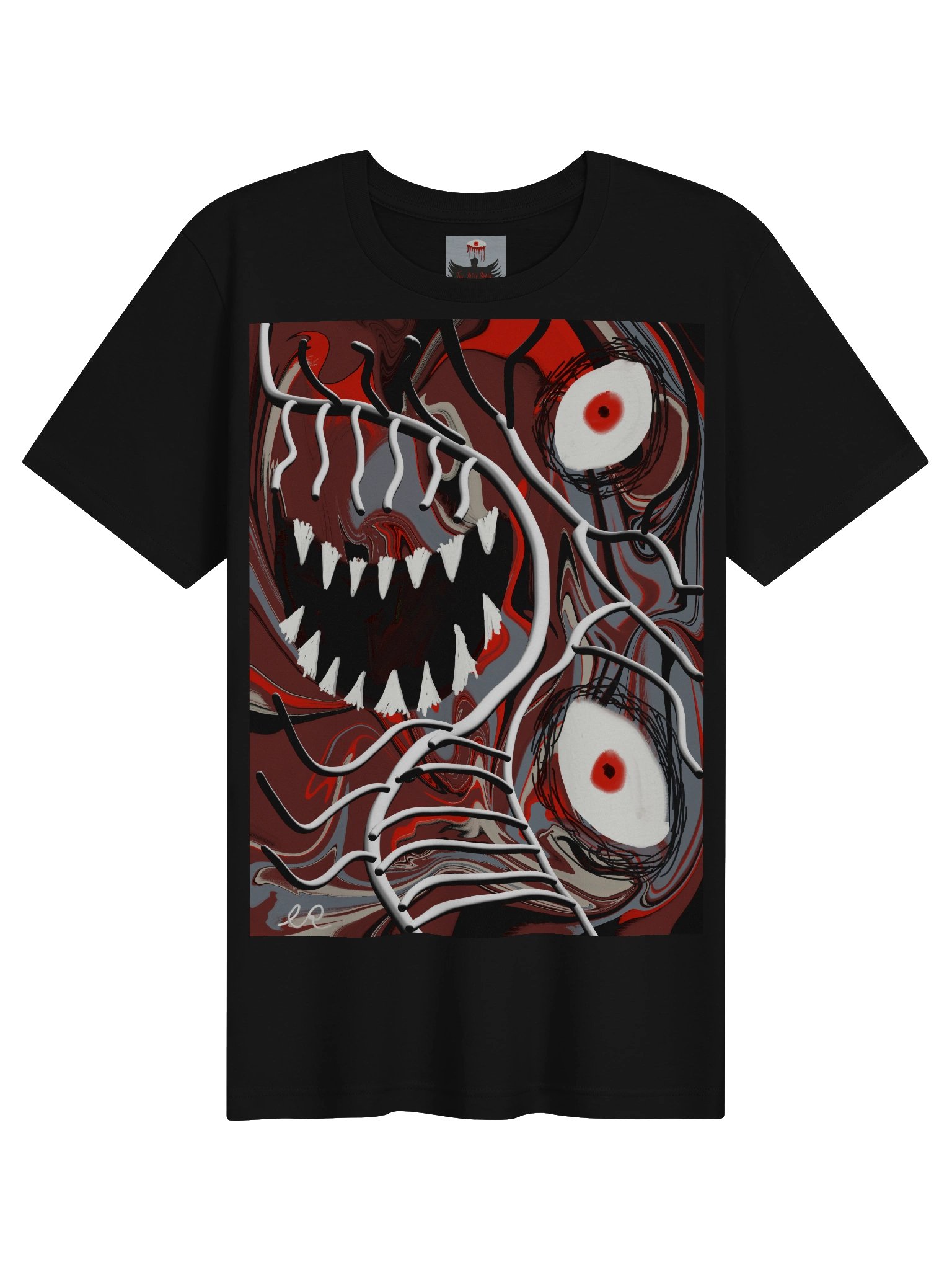 Red-Eyed Horror Monster Tee product image (1)