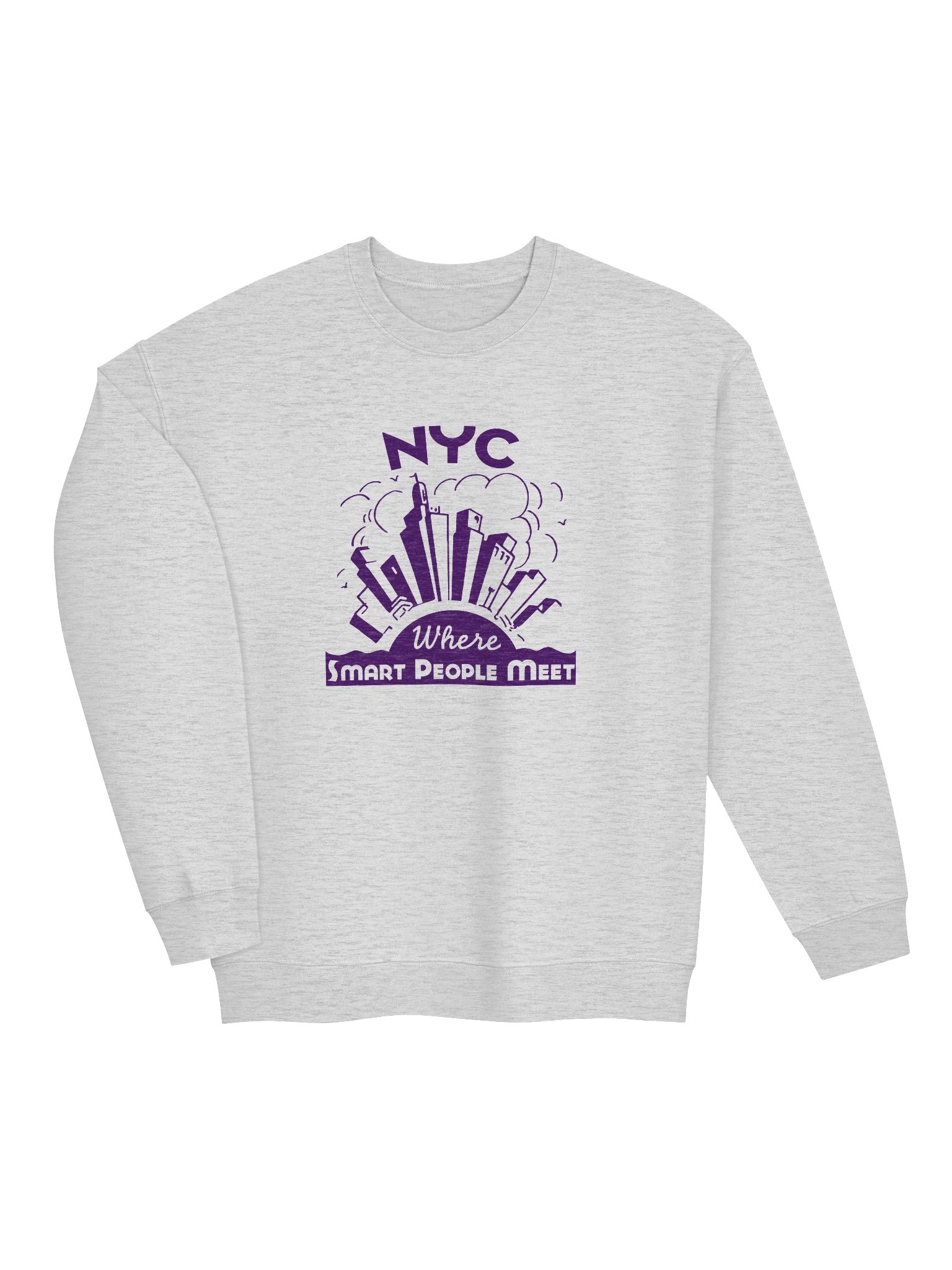 'NYC Smart' Sweatshirt — Light product image (2)
