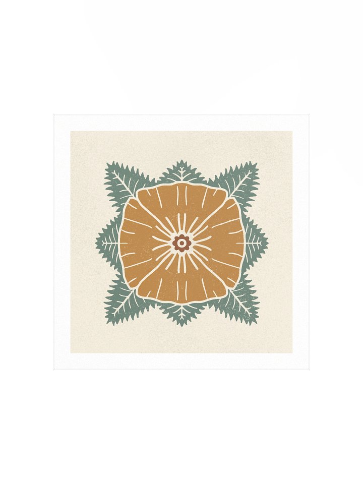 One Poppy ✷ Art Print product image (1)