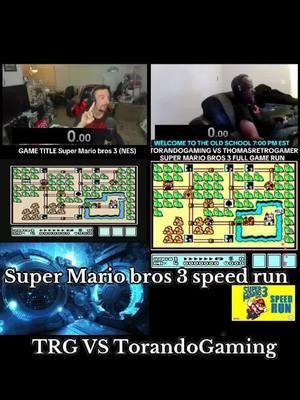 TRG VS  TORANDOGAMING  IN SMB3 ON NES #TIKTOK #TIKTOKSTREAMER #COSPLAY #RETROGAMING #NESCLASSIC