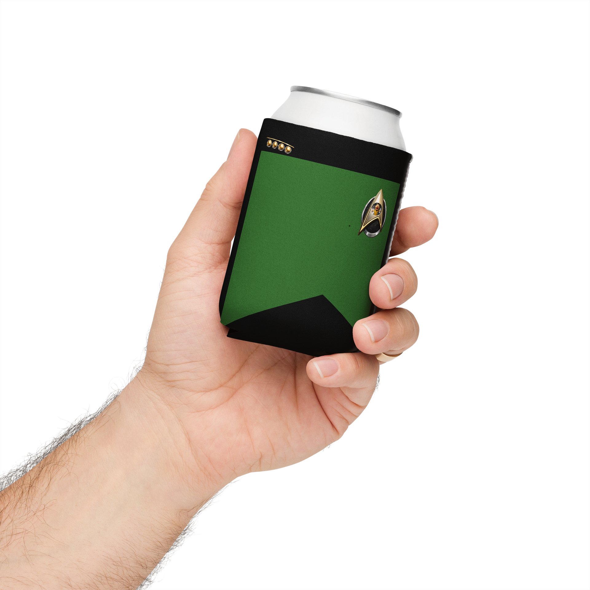 Officer Inspired Can Coozie - Green Division product image (3)