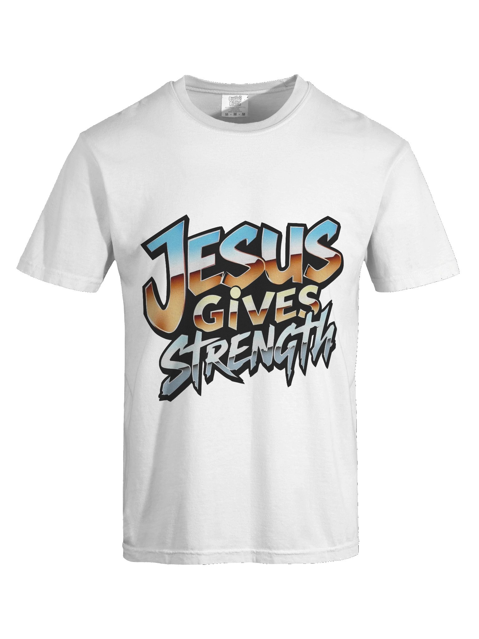 Jesus Gives Strength Workout T-shirt product image (3)