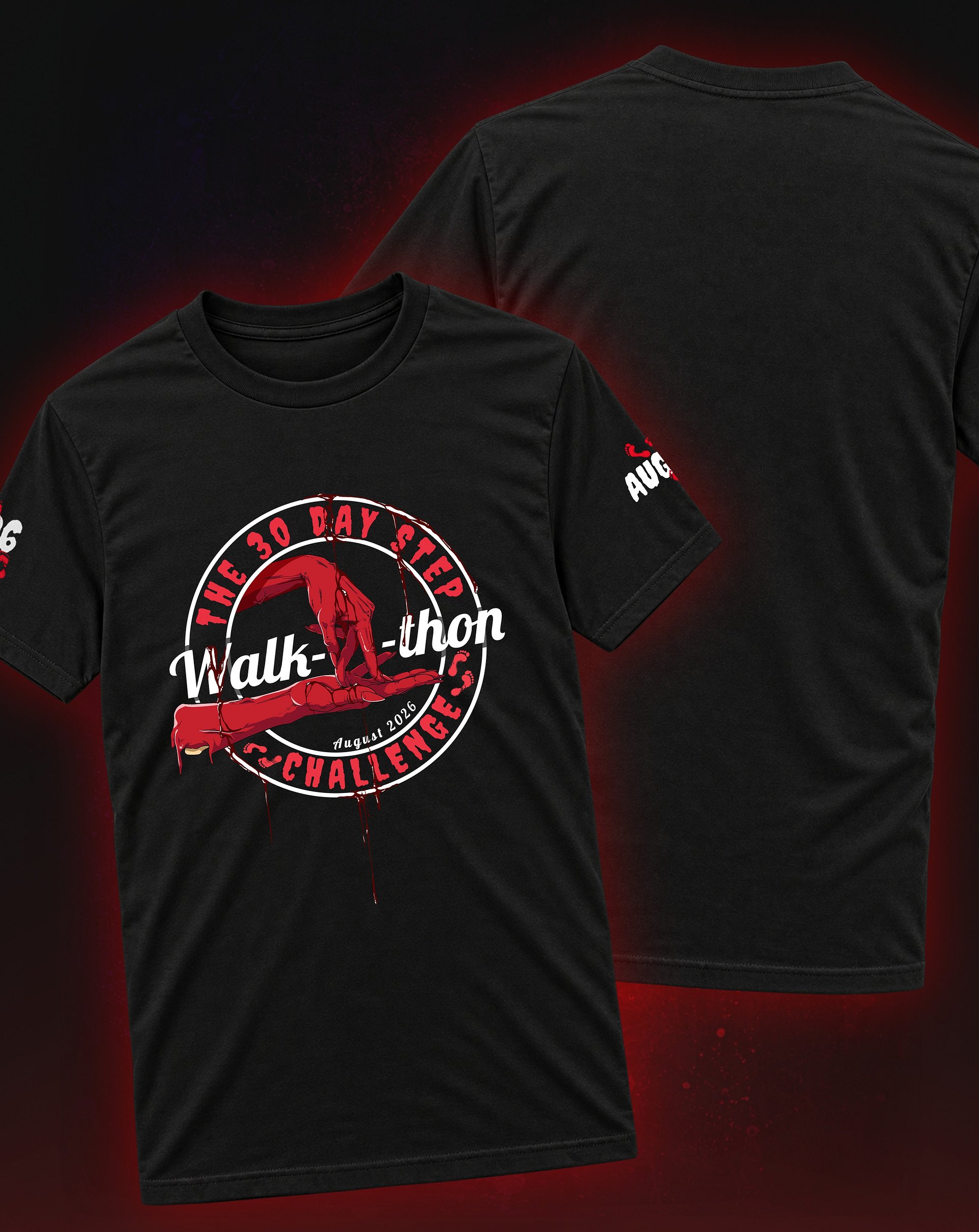 30 Day Step Challenge August 2026 | Commemorative T-Shirt product image (3)