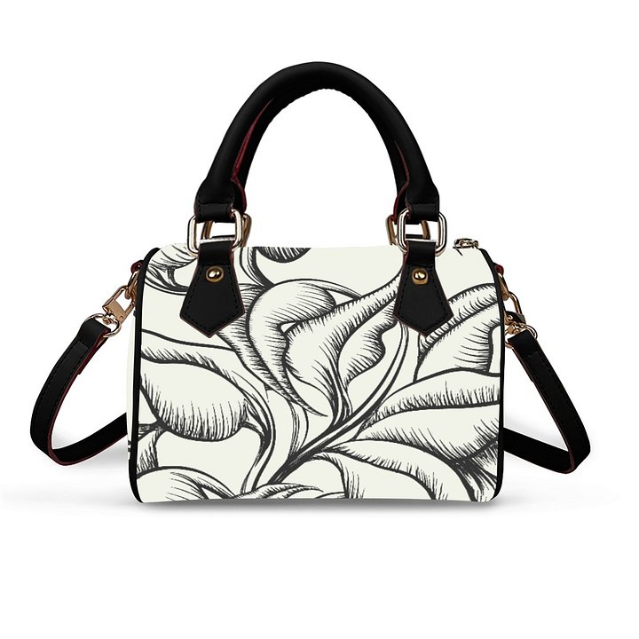 Monochrome Botanical Luxe Handbag product image (2)