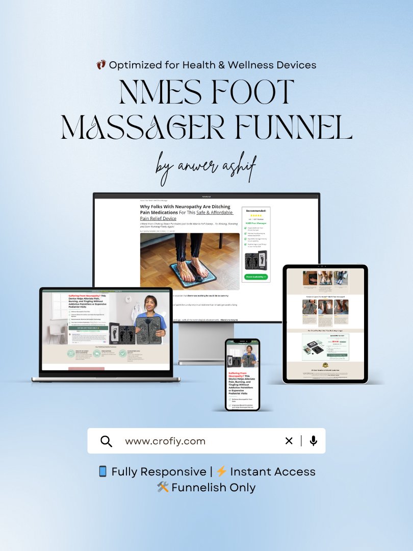 Foot Massager Funnelish Templates product image (1)