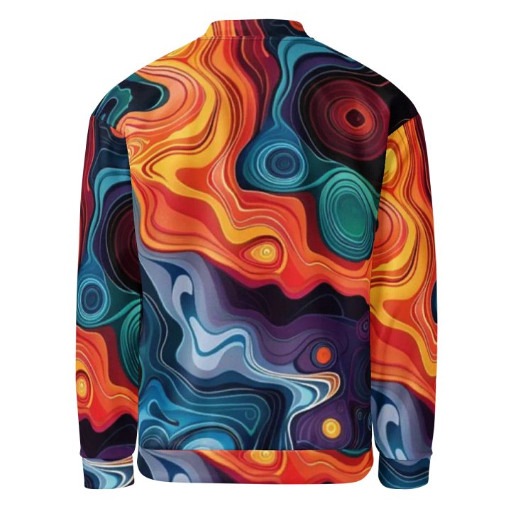 Fluid Spectrum All-Over Print Bomber Jacket product image (2)