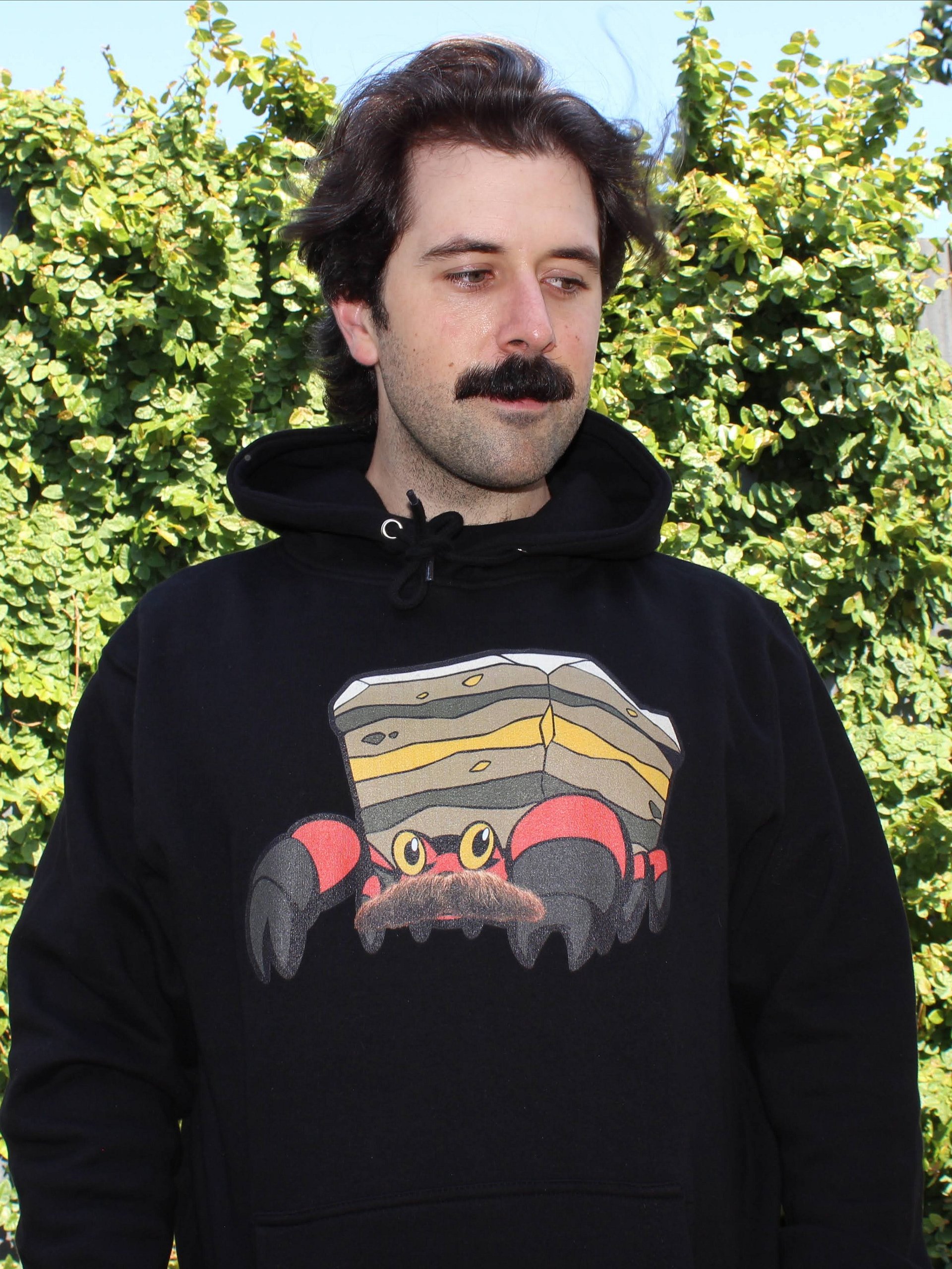 Moustached Crab Hoodie product image (1)