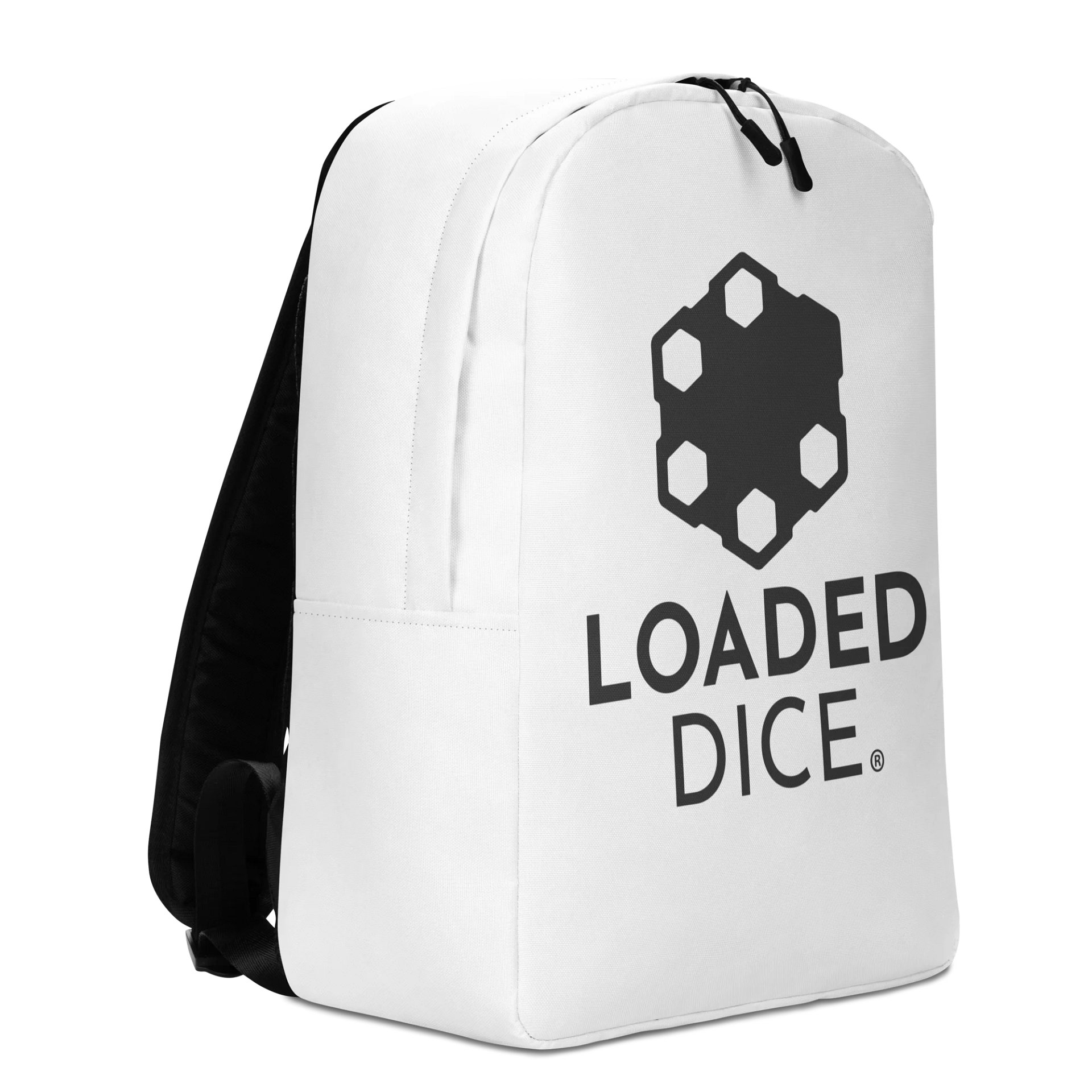 Loaded Dice Graphic Backpack White product image (3)