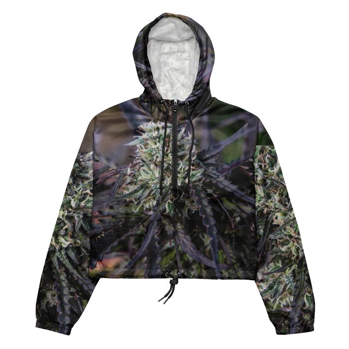 Royal Purple Cultivated Crop Top Windbreaker product image (2)