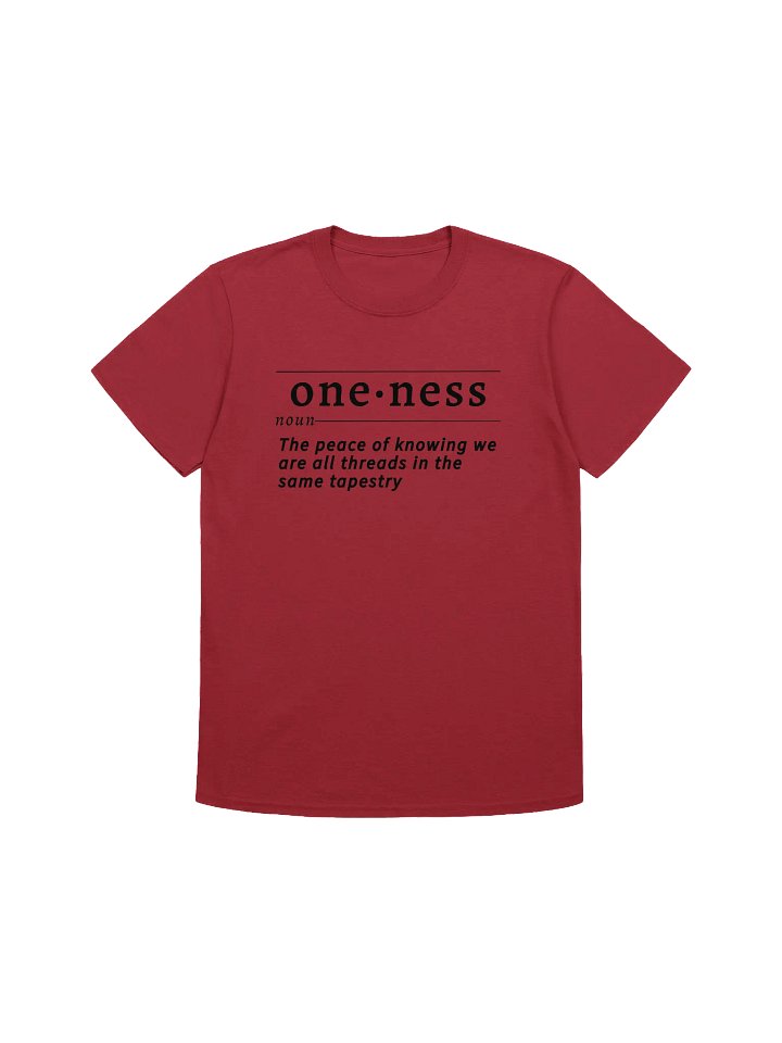 Oneness Def Unisex Tee blk v1 product image (1)