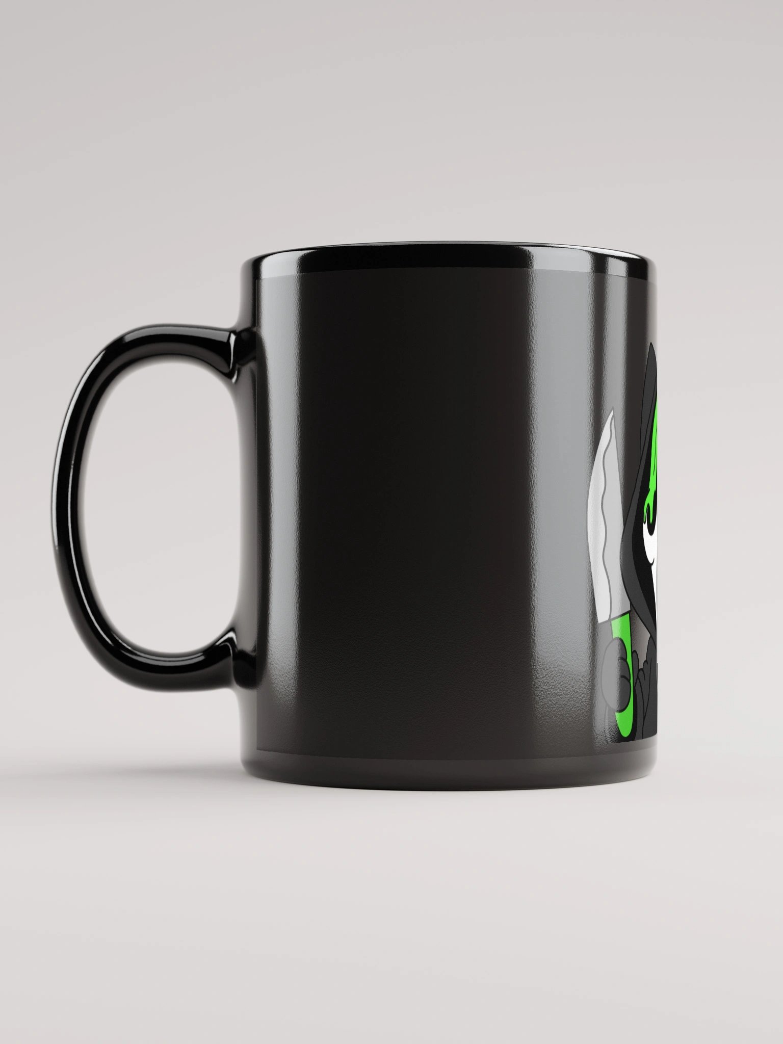 Black Glossy Obieface Mug product image (6)