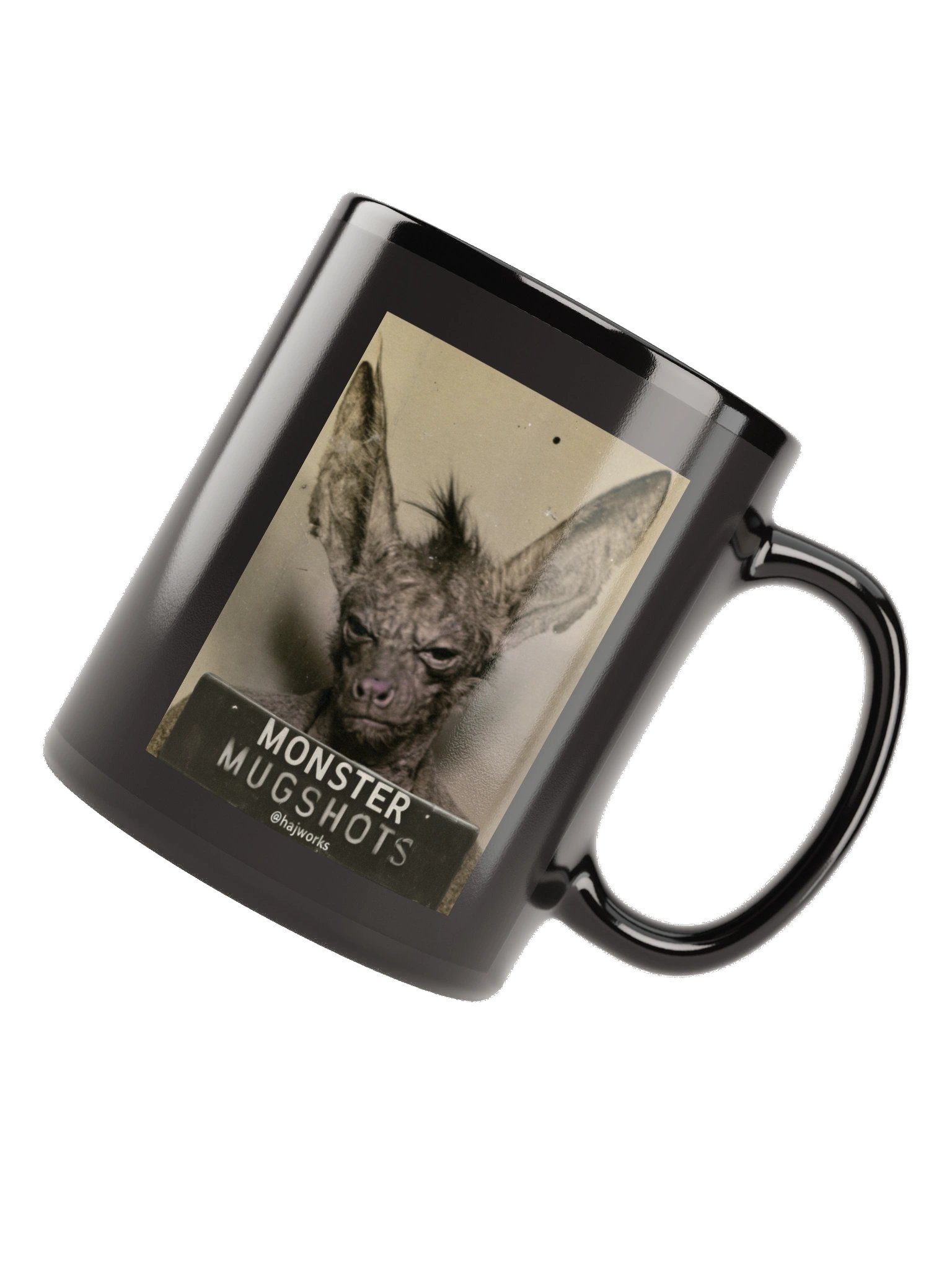 Monster Mugshots No. 006 - Black Ceramic Mug product image (6)