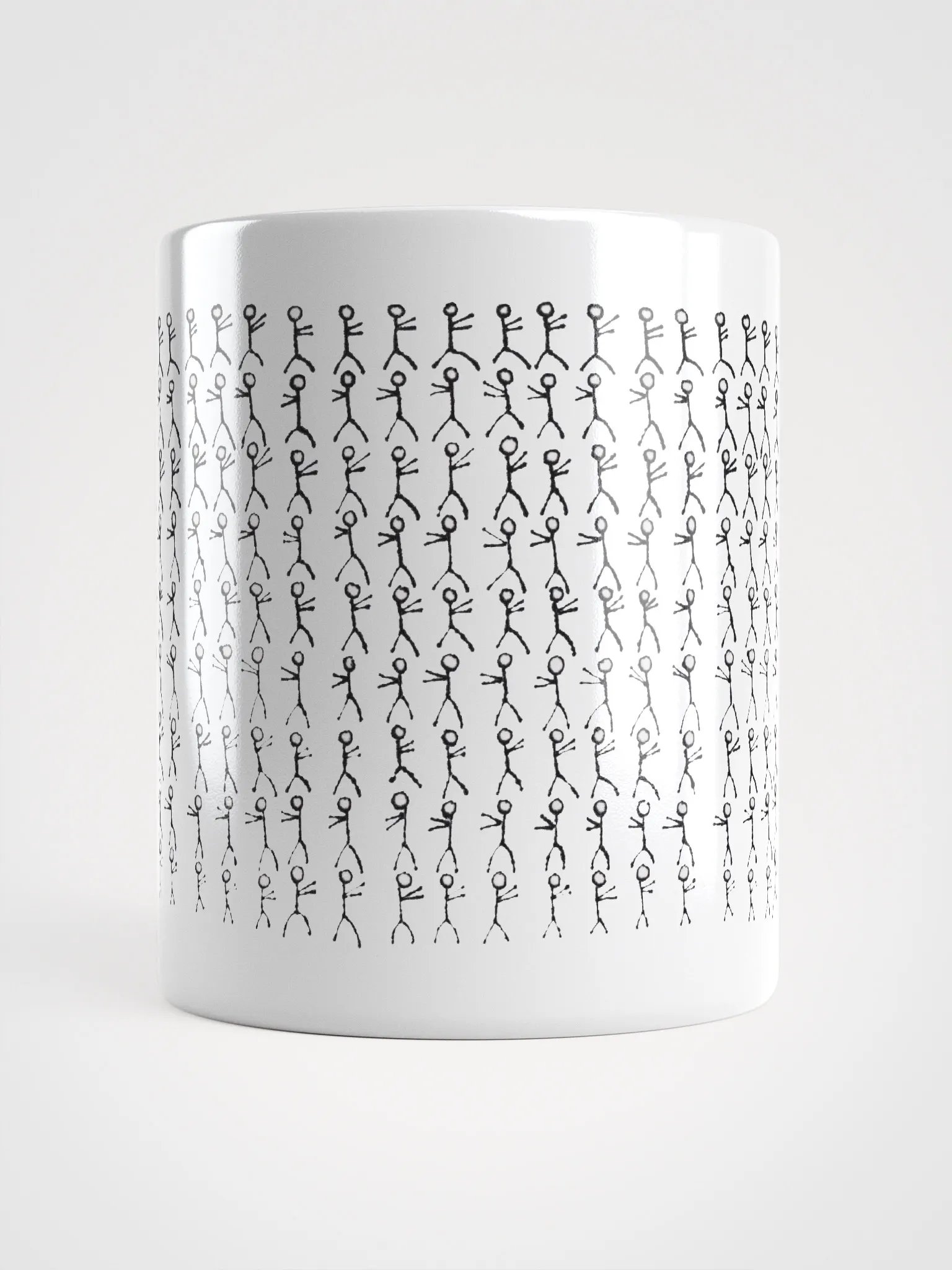 Men Sleep Walking White Glossy Mug product image (1)