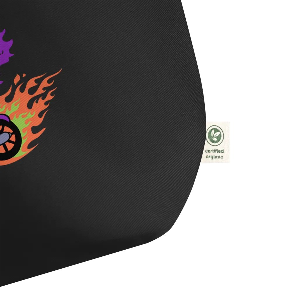 Bone to be Wild Colorful Organic Cotton Tote product image (4)