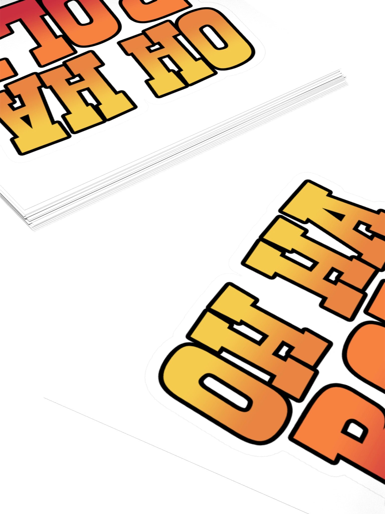 OH HAROLD Kiss Cut Sticker product image (7)