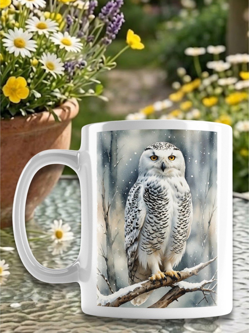 Snowy Owl | Bird Coffee Mug product image (1)