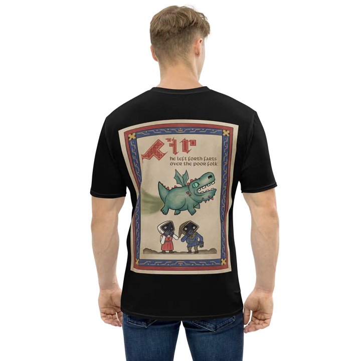 Puff Poster T-Shirt - Black product image (1)