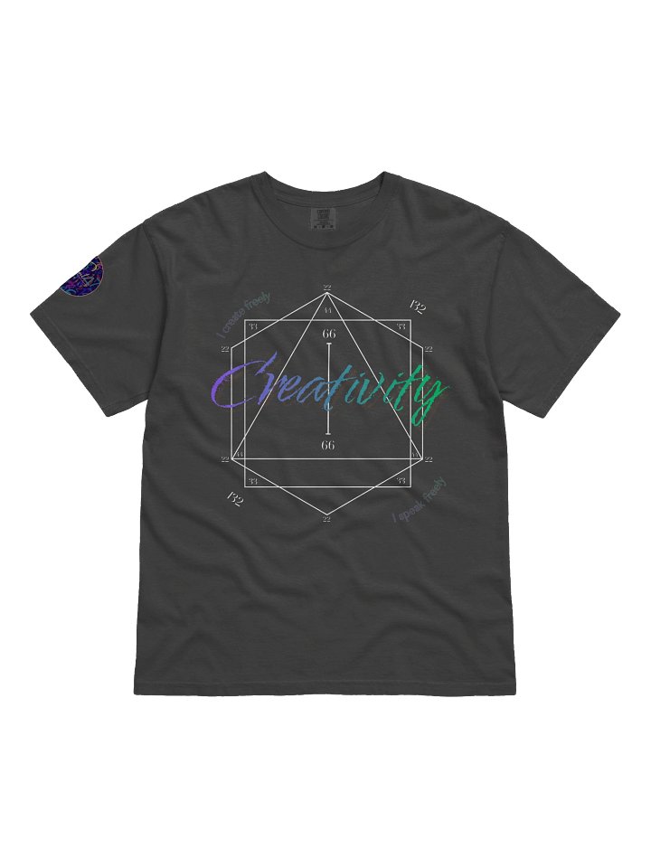 Creativity 132 Vibrational T-Shirt (purple to green) product image (1)