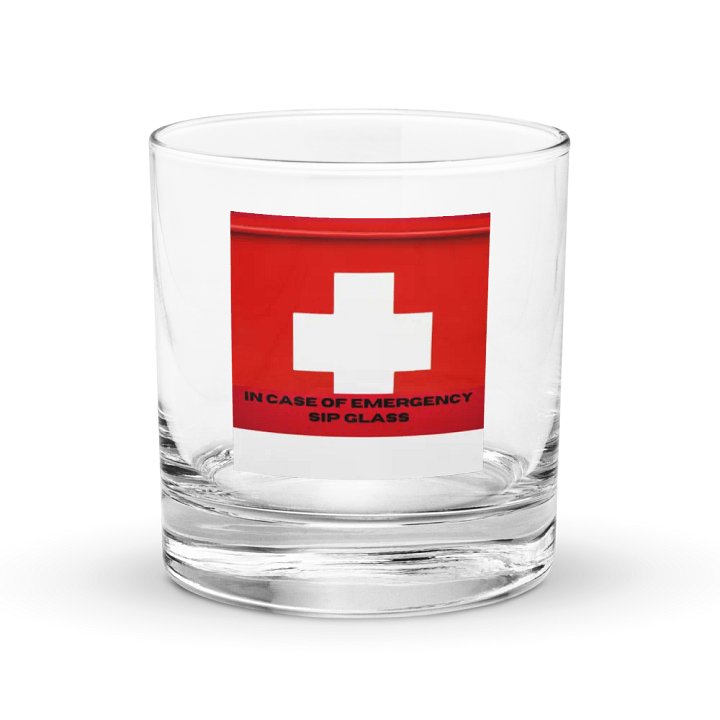 Emergency Sip Rocks Glass product image (1)