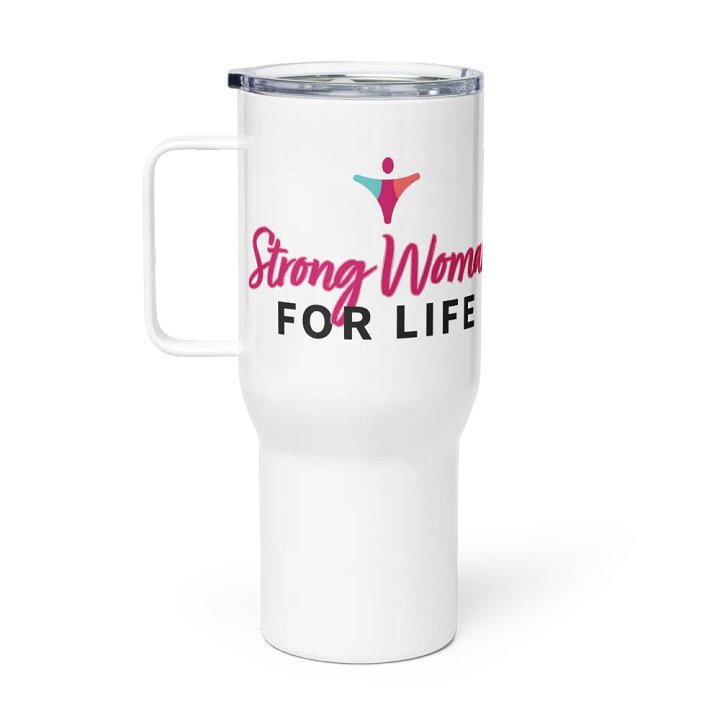 STRONG WOMAN LIFT IRON | Travel Mug product image (1)