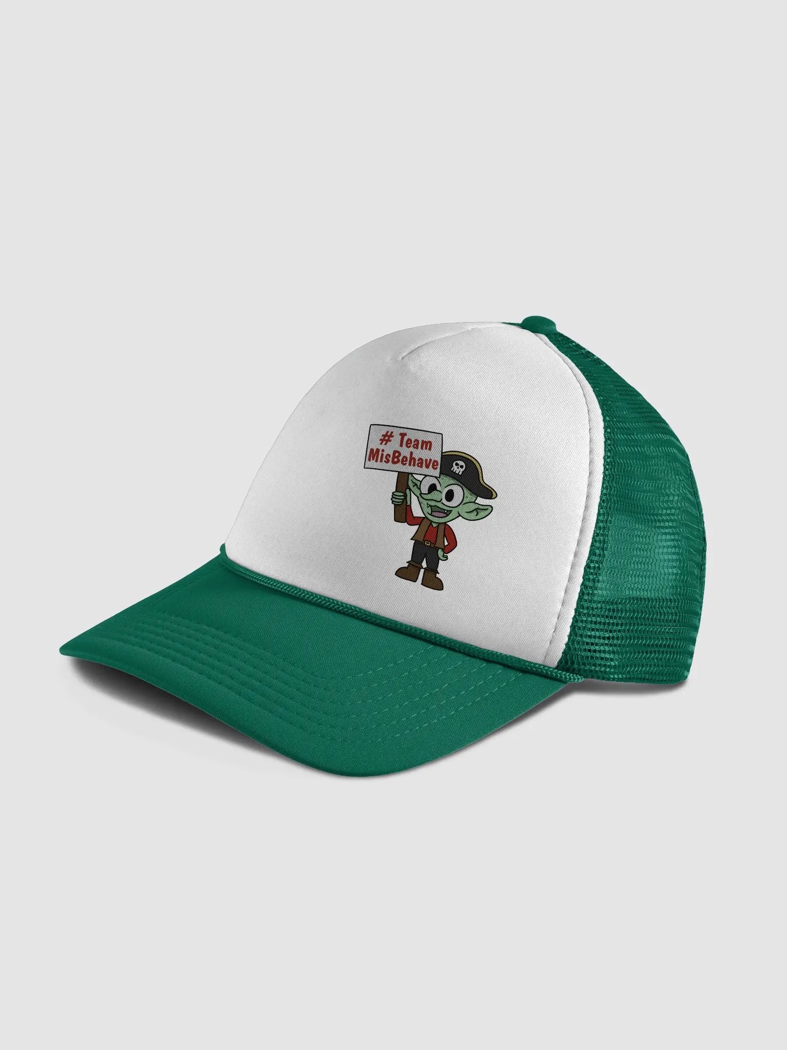 MisBehave Trucker Hat grn product image (4)