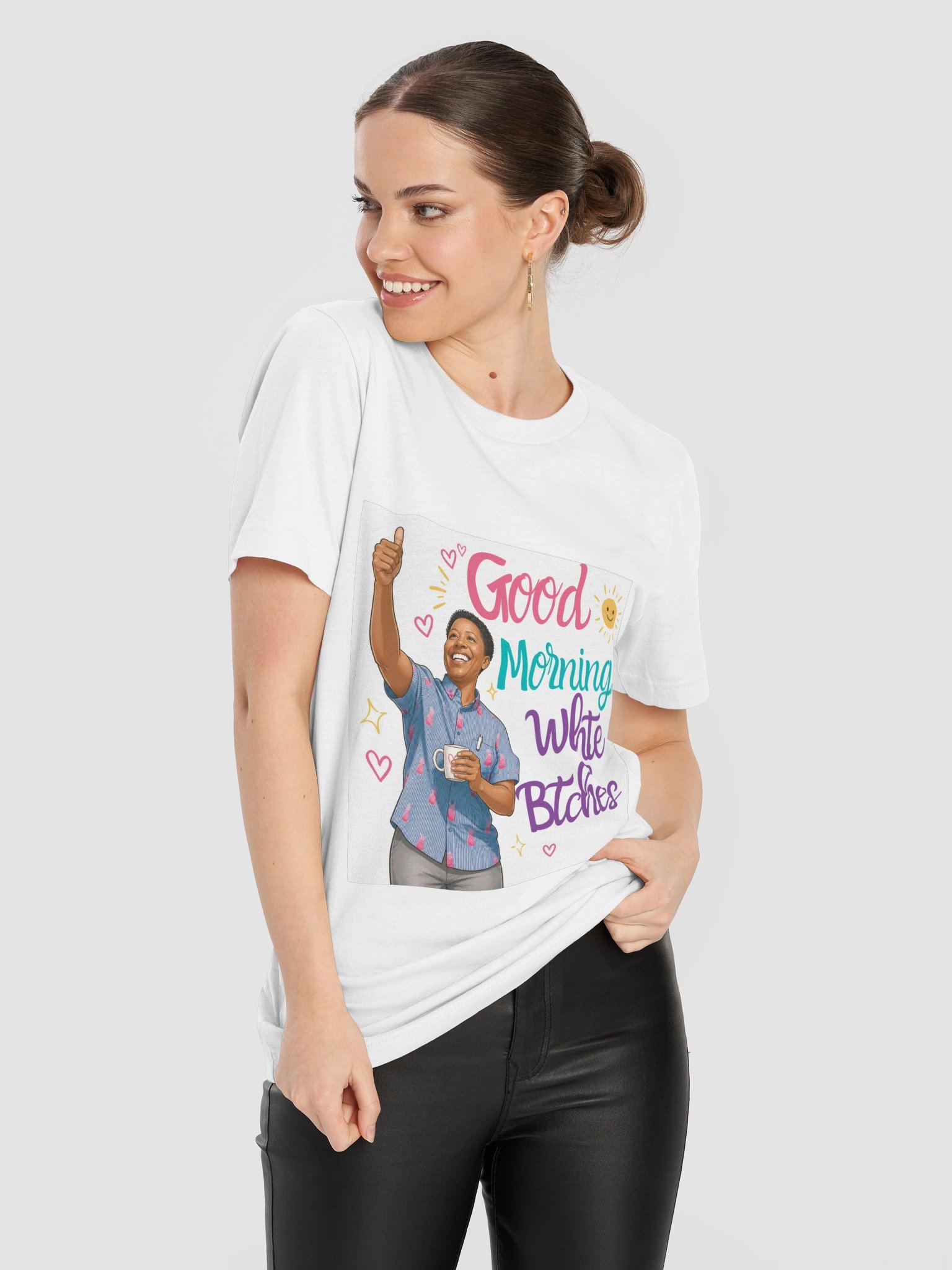 Good Morning, WhiteB*tches T-Shirt product image (11)