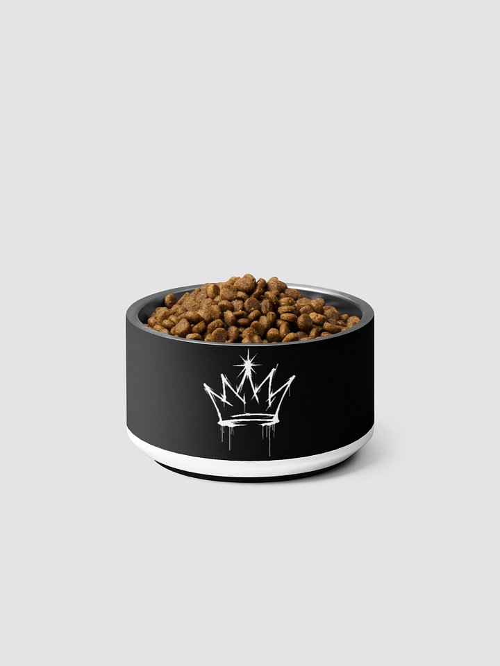 ONE KING Urban Crown Pet Bowl Black product image (2)