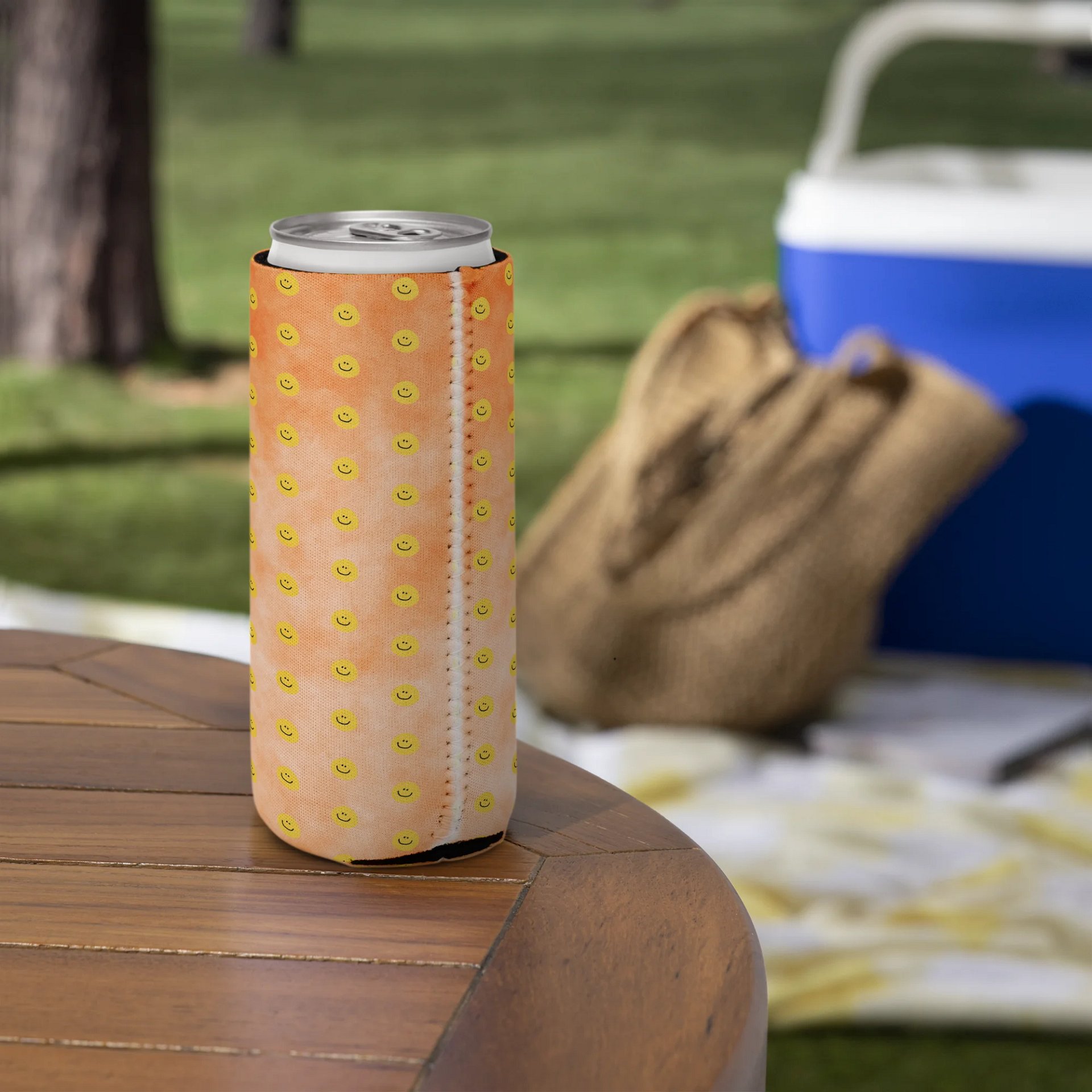 Smiley Tie Dye Coozie - Orange product image (14)