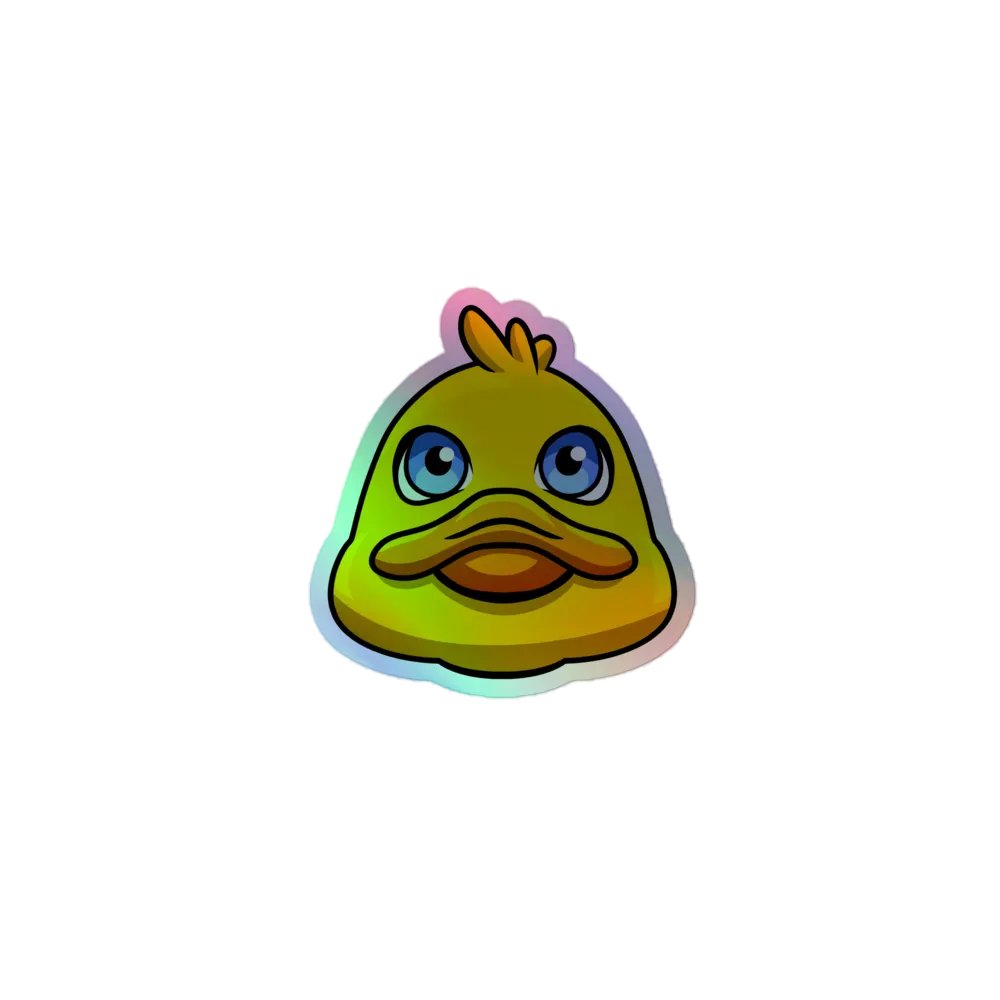 DUCK (HOLO) Sticker product image (1)